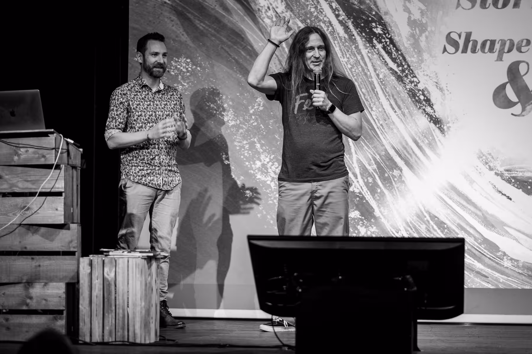 Photo of Paddy Donnelly taken at beyond tellerrand in Berlin 2024 by Florian Ziegler