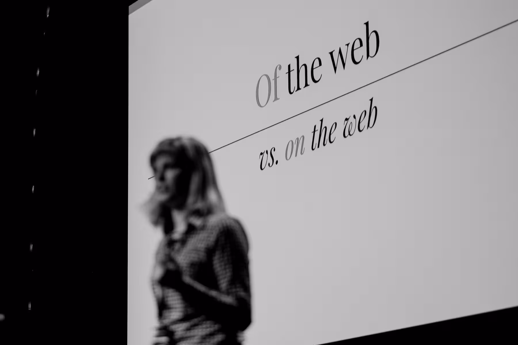 Photo of Lyza Danger Gardner taken at beyond tellerrand in Düsseldorf 2018 by Florian Ziegler