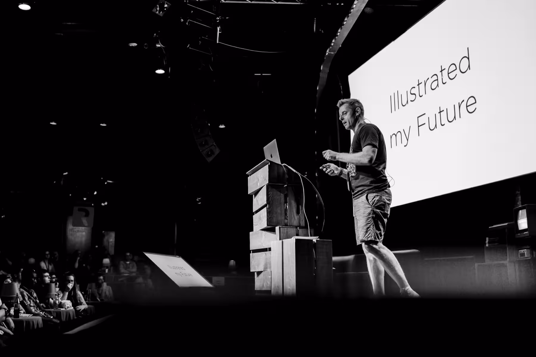 Photo of Vic Lee taken at beyond tellerrand in Düsseldorf 2018 by Florian Ziegler