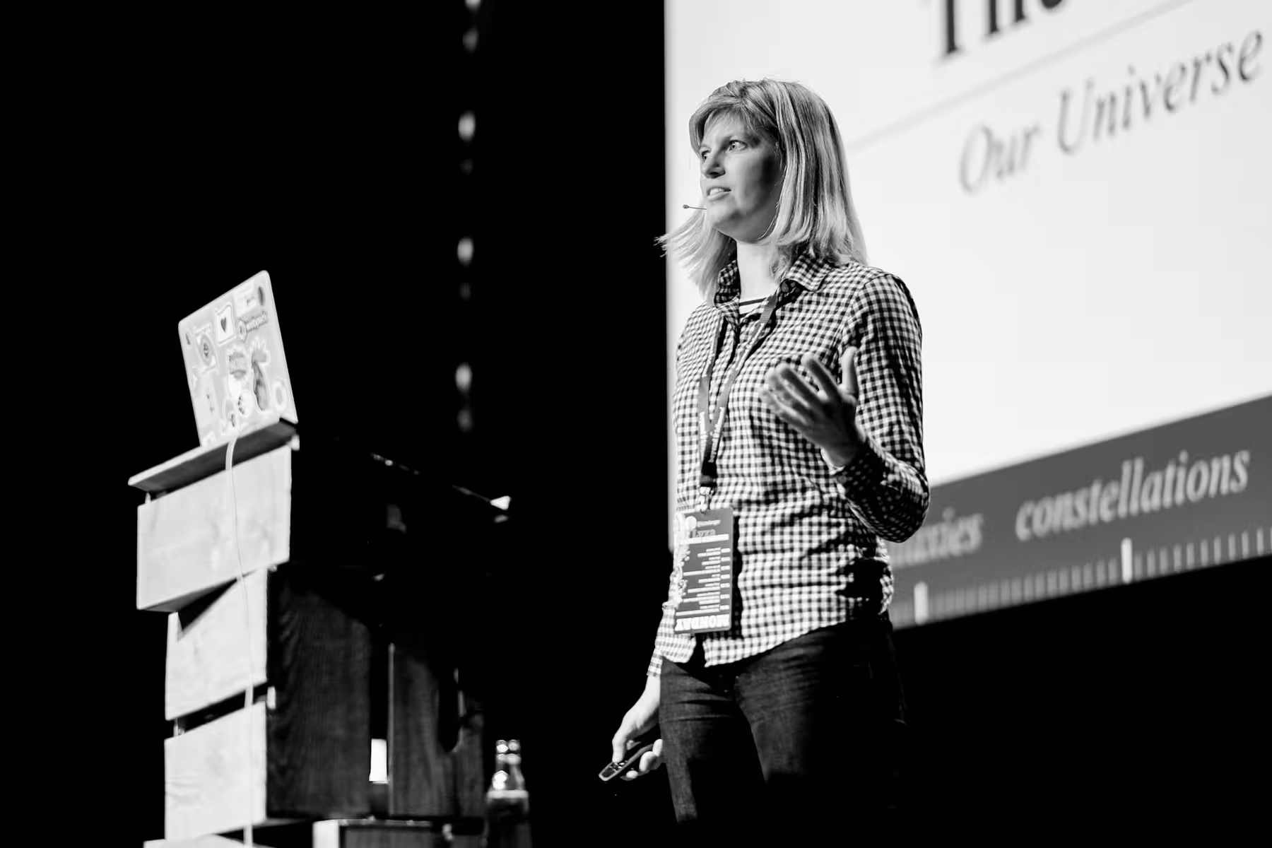 Photo of Lyza Danger Gardner taken at beyond tellerrand in Düsseldorf 2018 by Florian Ziegler