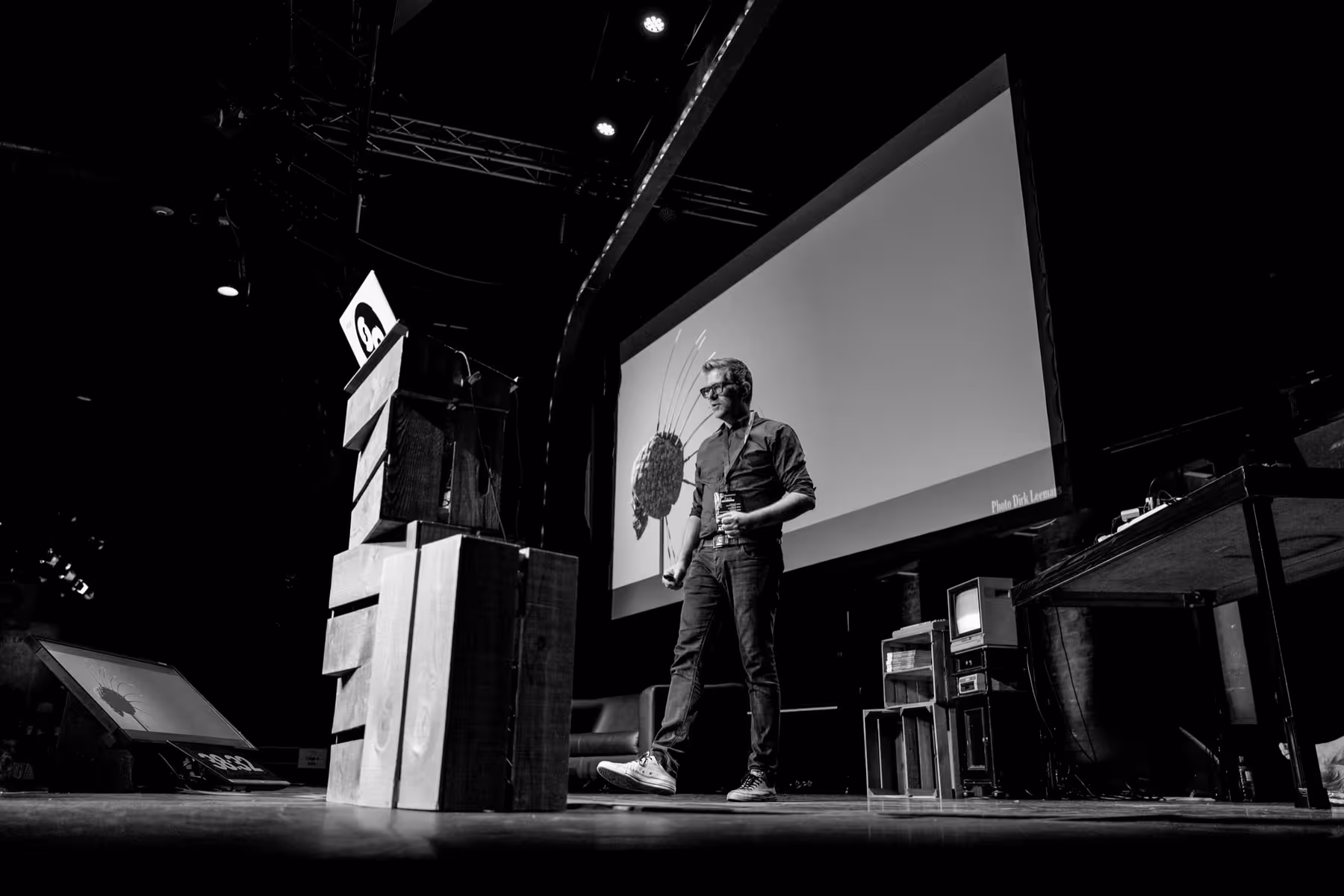 Photo of Jan De Coster taken at beyond tellerrand in Düsseldorf 2018 by Florian Ziegler