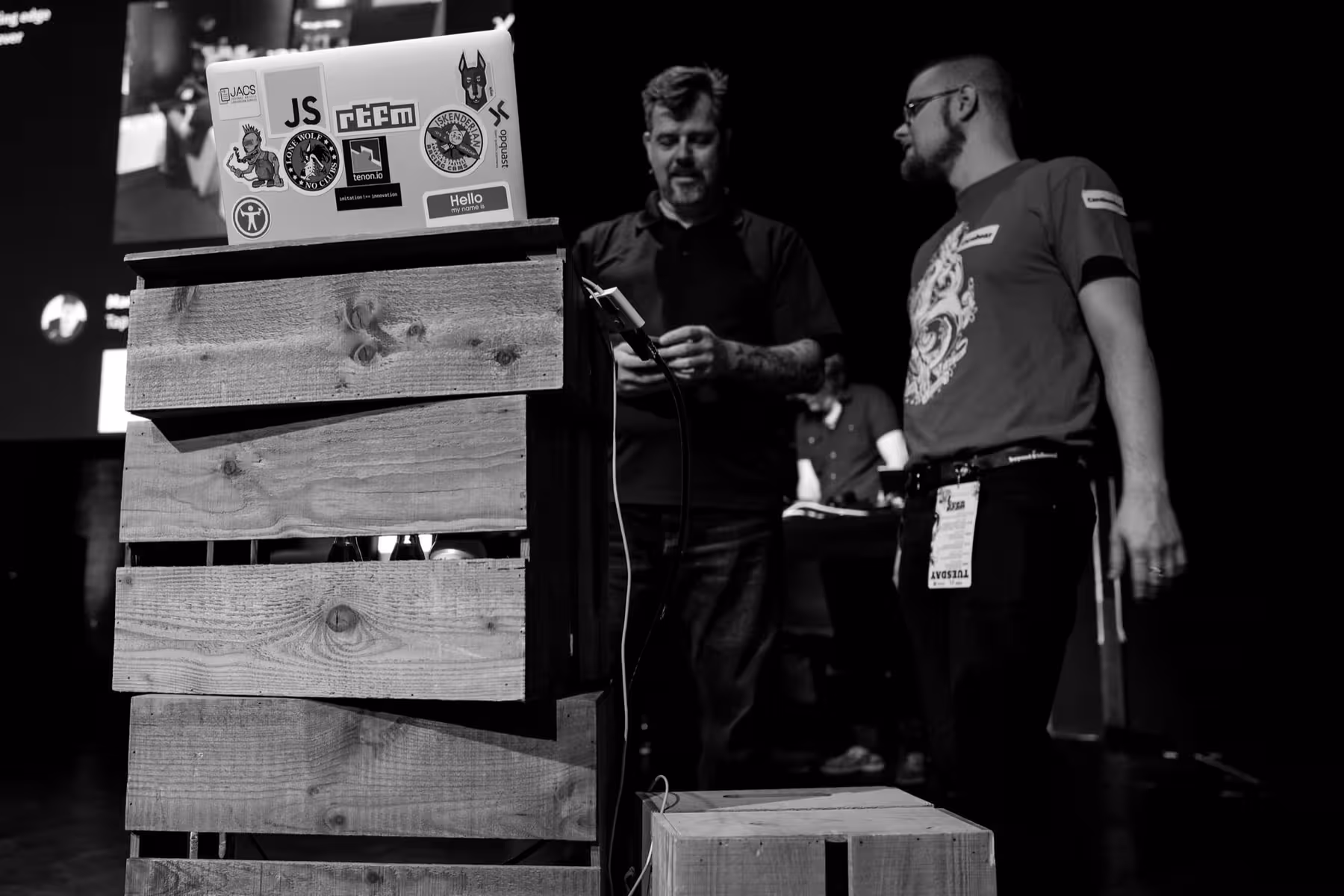 Photo of Karl Groves taken at beyond tellerrand in Düsseldorf 2018 by Florian Ziegler