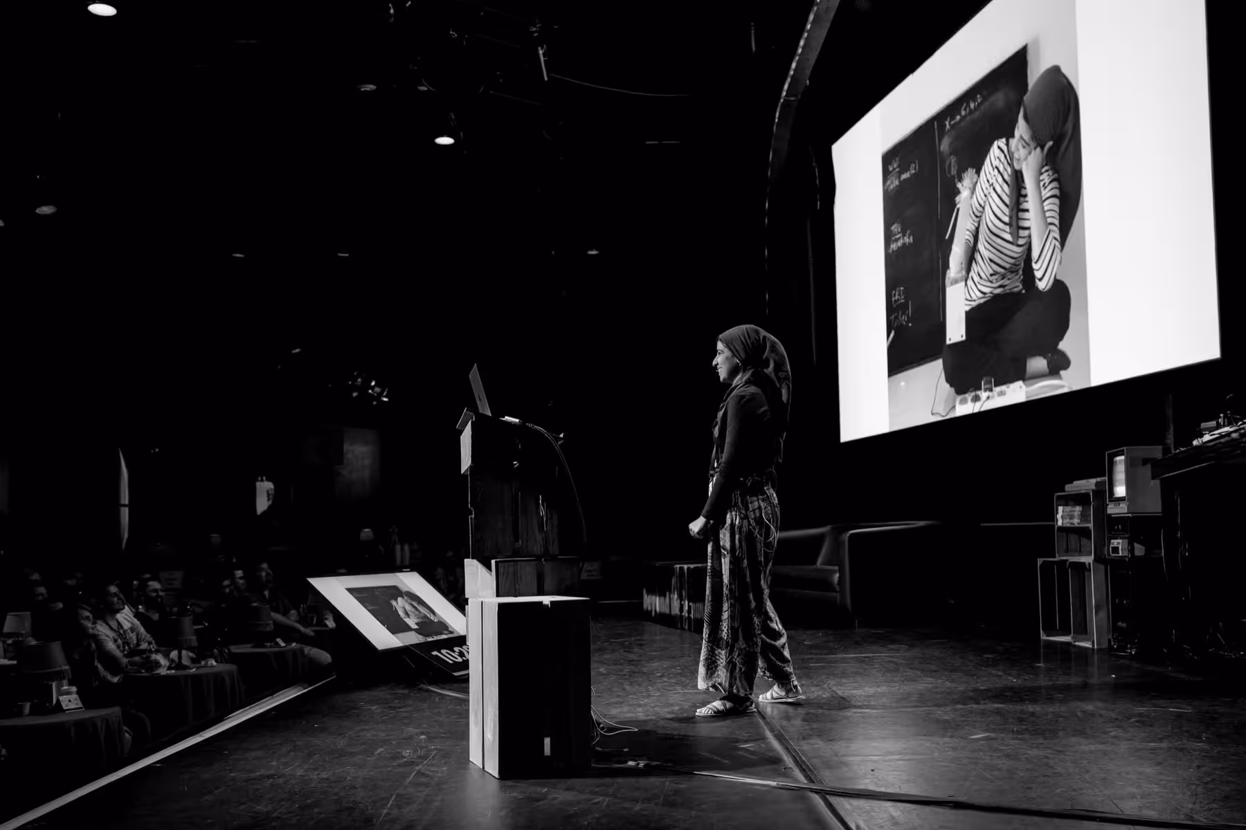 Photo of dina Amin taken at beyond tellerrand in Düsseldorf 2018 by Florian Ziegler