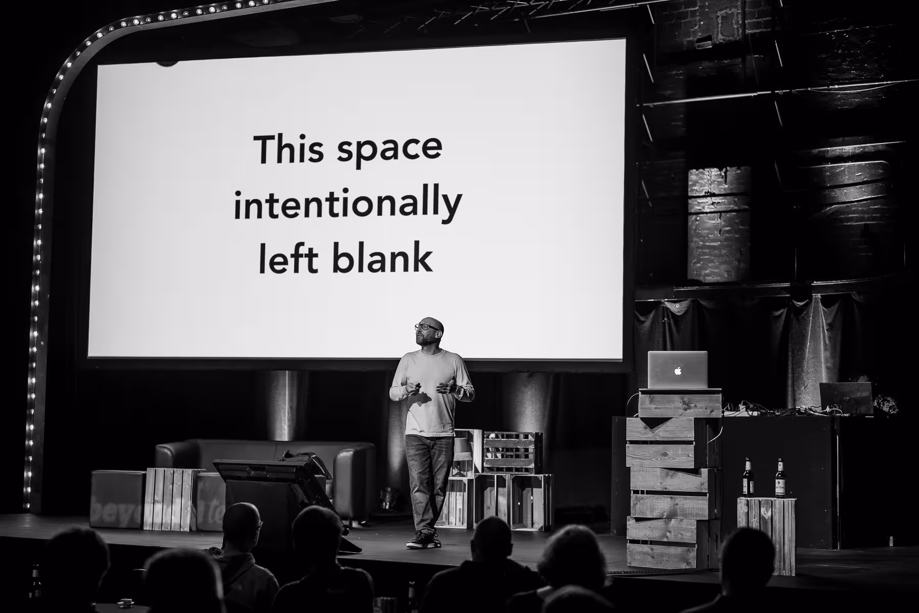 Photo of Jeff Greenspan taken at beyond tellerrand in Düsseldorf 2021 by Florian Ziegler