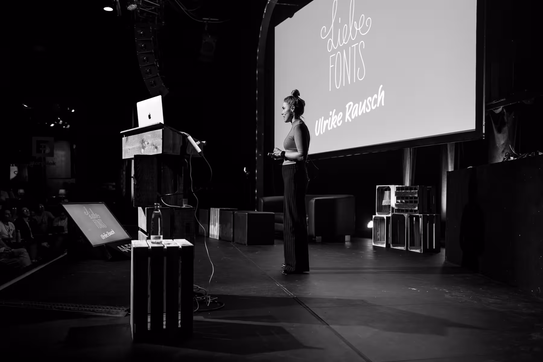 Photo of Ulrike Rausch taken at beyond tellerrand in Düsseldorf 2021 by Florian Ziegler