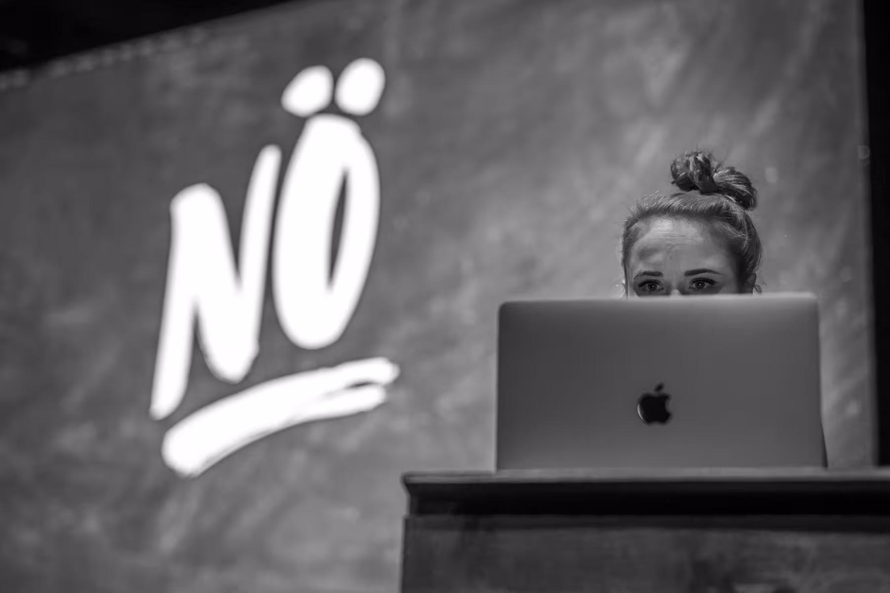 Photo of Ulrike Rausch taken at beyond tellerrand in Düsseldorf 2021 by Florian Ziegler