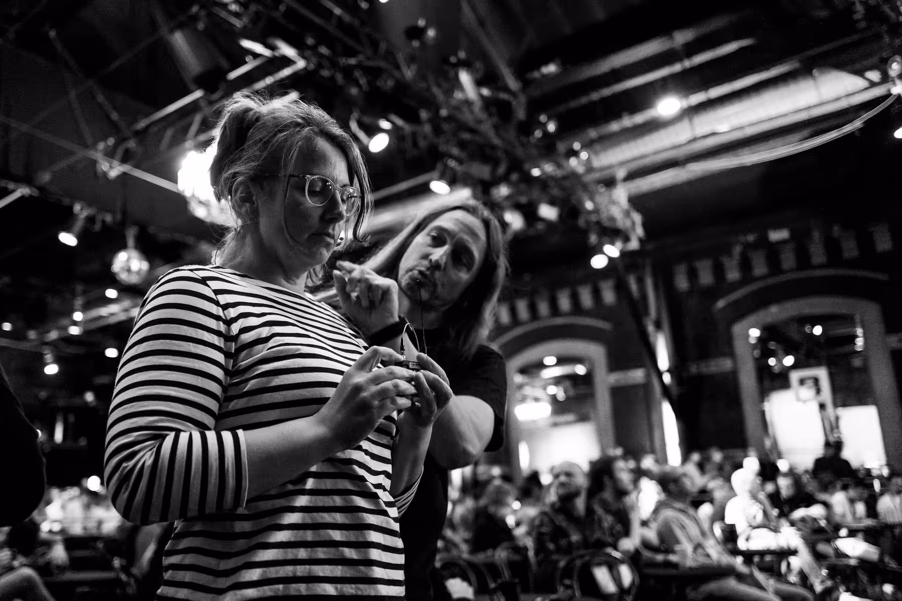 Photo of Eva-Lotta Lamm taken at beyond tellerrand in Düsseldorf 2021 by Florian Ziegler