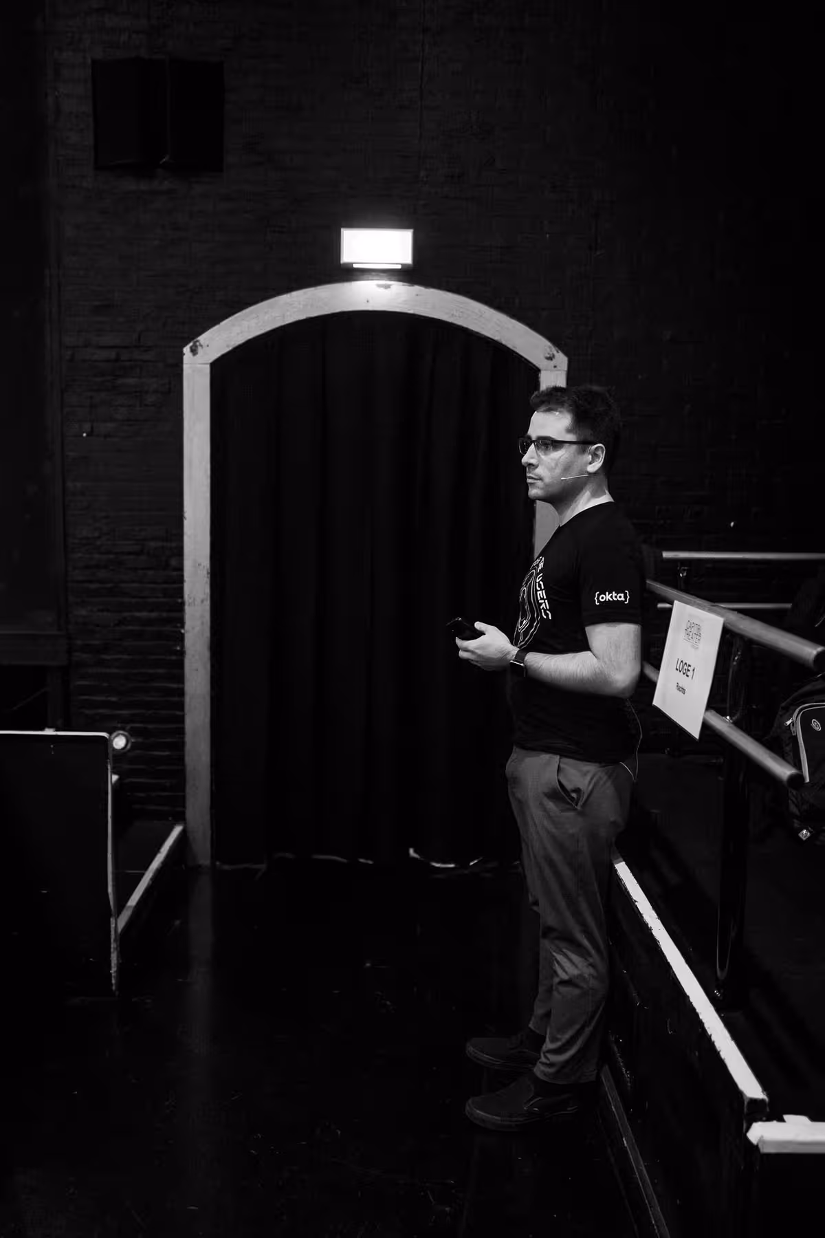 Photo of Aaron Parecki taken at beyond tellerrand in Düsseldorf 2021 by Florian Ziegler