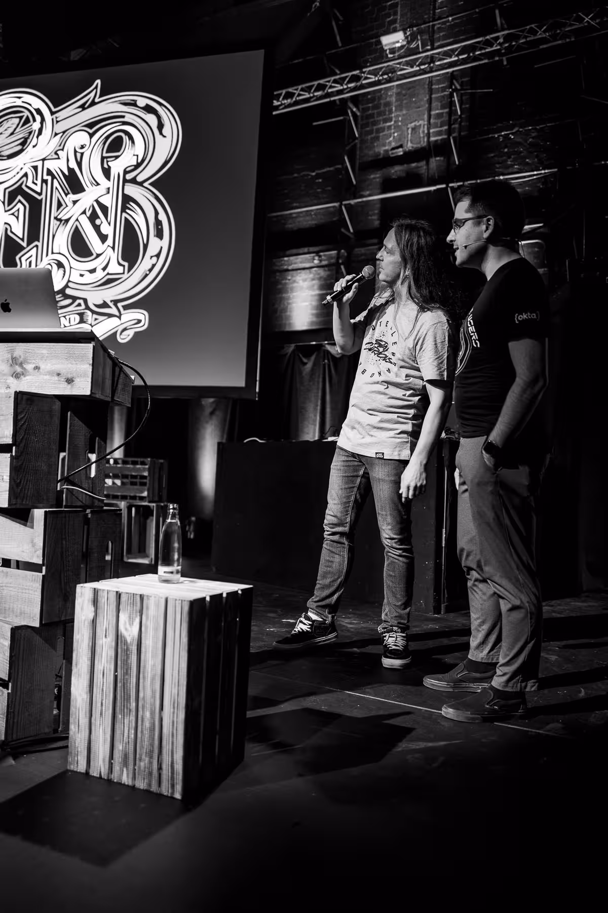 Photo of Aaron Parecki taken at beyond tellerrand in Düsseldorf 2021 by Florian Ziegler