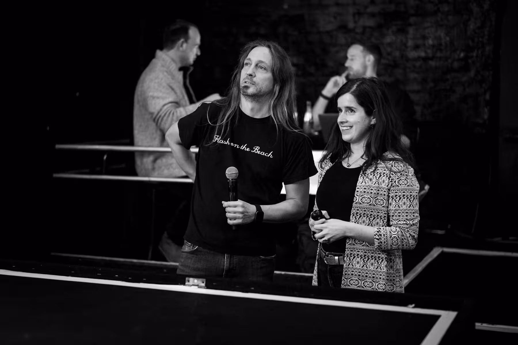 Photo of Júlia Racskó taken at beyond tellerrand in Düsseldorf 2021 by Florian Ziegler