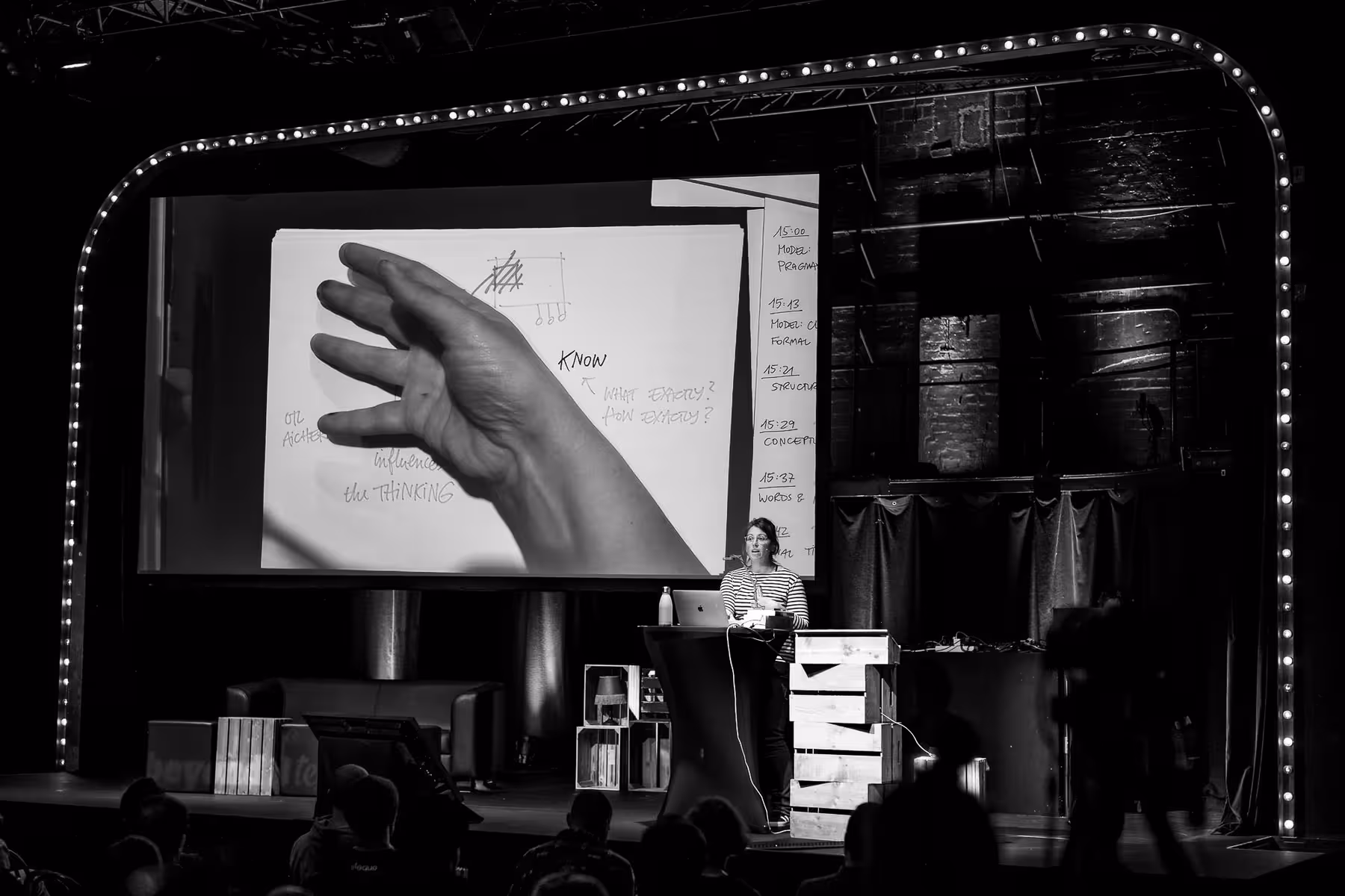 Photo of Eva-Lotta Lamm taken at beyond tellerrand in Düsseldorf 2021 by Florian Ziegler