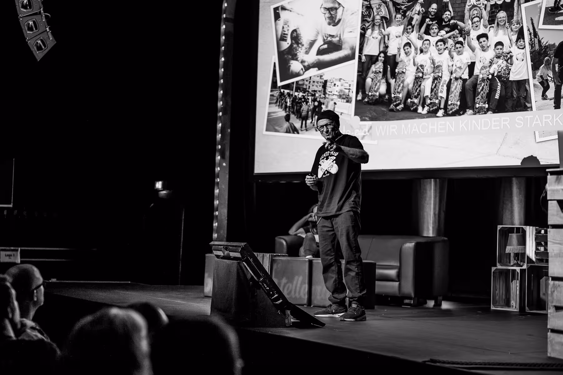 Photo of Titus Dittmann taken at beyond tellerrand in Düsseldorf 2021 by Florian Ziegler