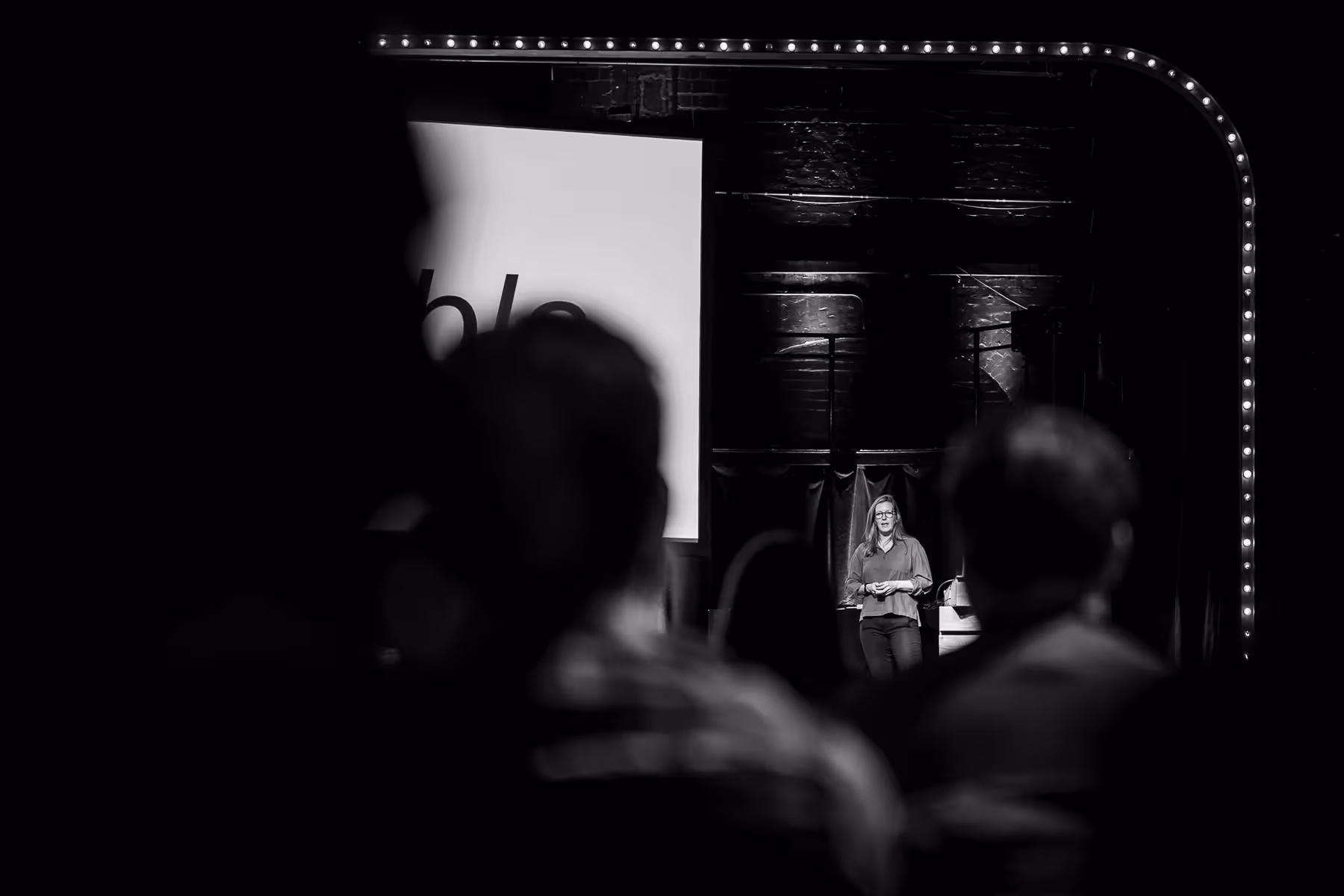 Photo of Bianca Berning taken at beyond tellerrand in Düsseldorf 2021 by Florian Ziegler