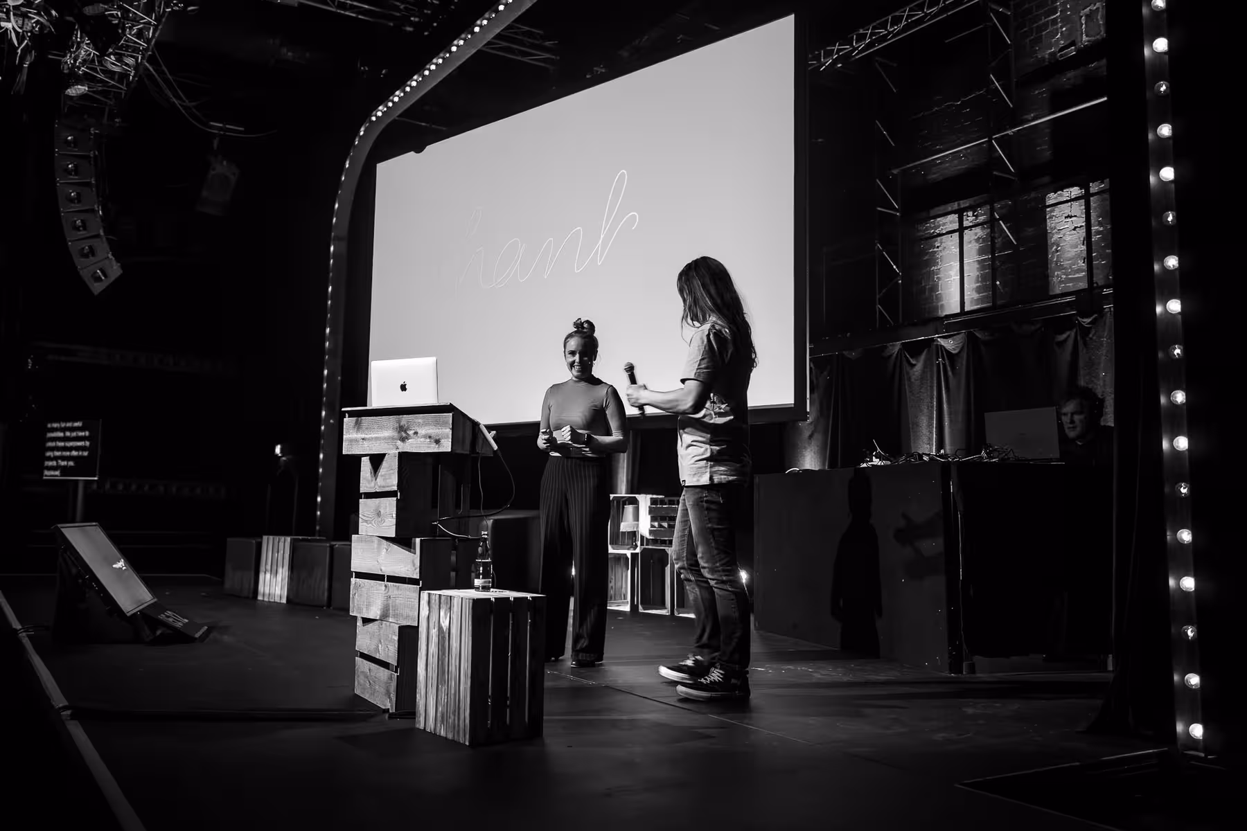 Photo of Ulrike Rausch taken at beyond tellerrand in Düsseldorf 2021 by Florian Ziegler