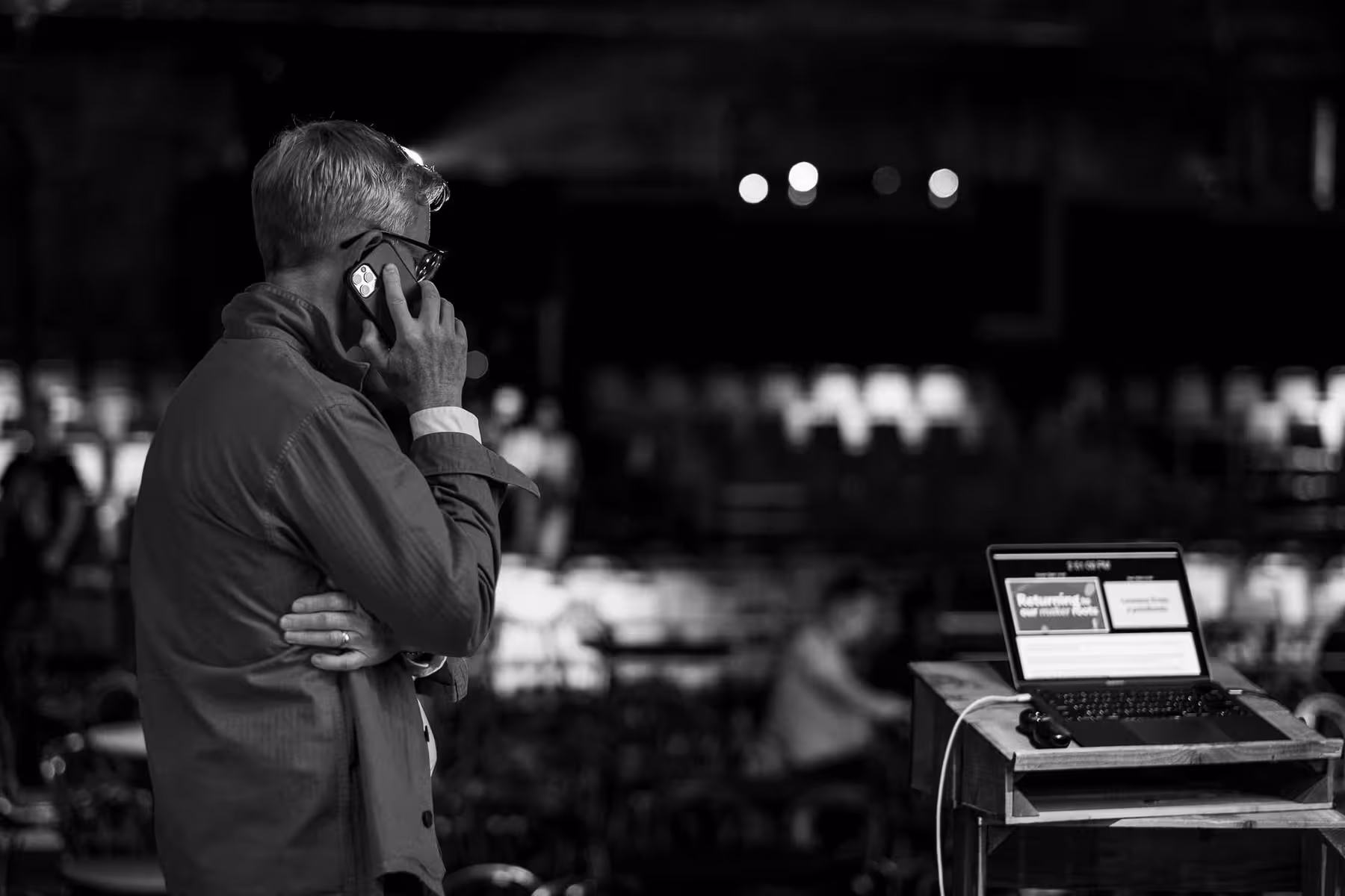 Photo of Aarron Walter taken at beyond tellerrand in Düsseldorf 2022 by Florian Ziegler