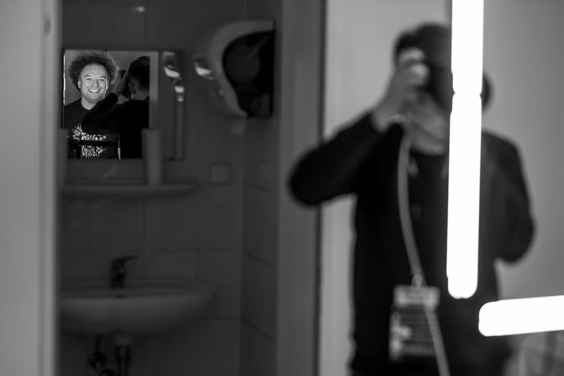 Photo of Jude Pullen taken at beyond tellerrand in Düsseldorf 2022 by Florian Ziegler