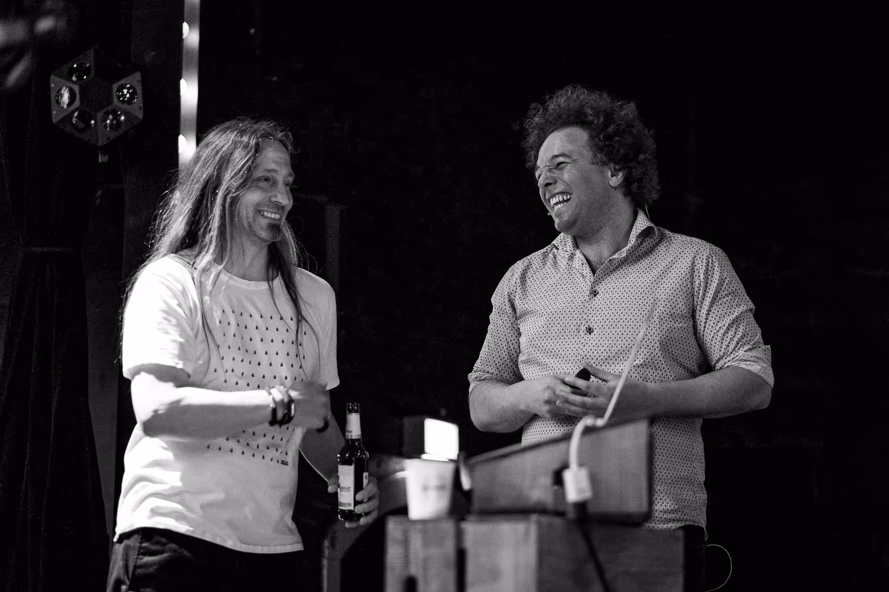 Photo of Jude Pullen taken at beyond tellerrand in Düsseldorf 2022 by Florian Ziegler