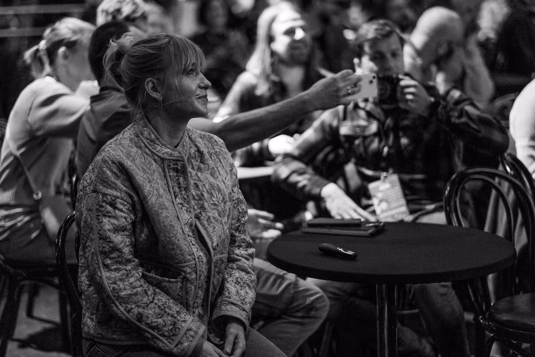 Photo of Linda Liukas taken at beyond tellerrand in Düsseldorf 2022 by Florian Ziegler