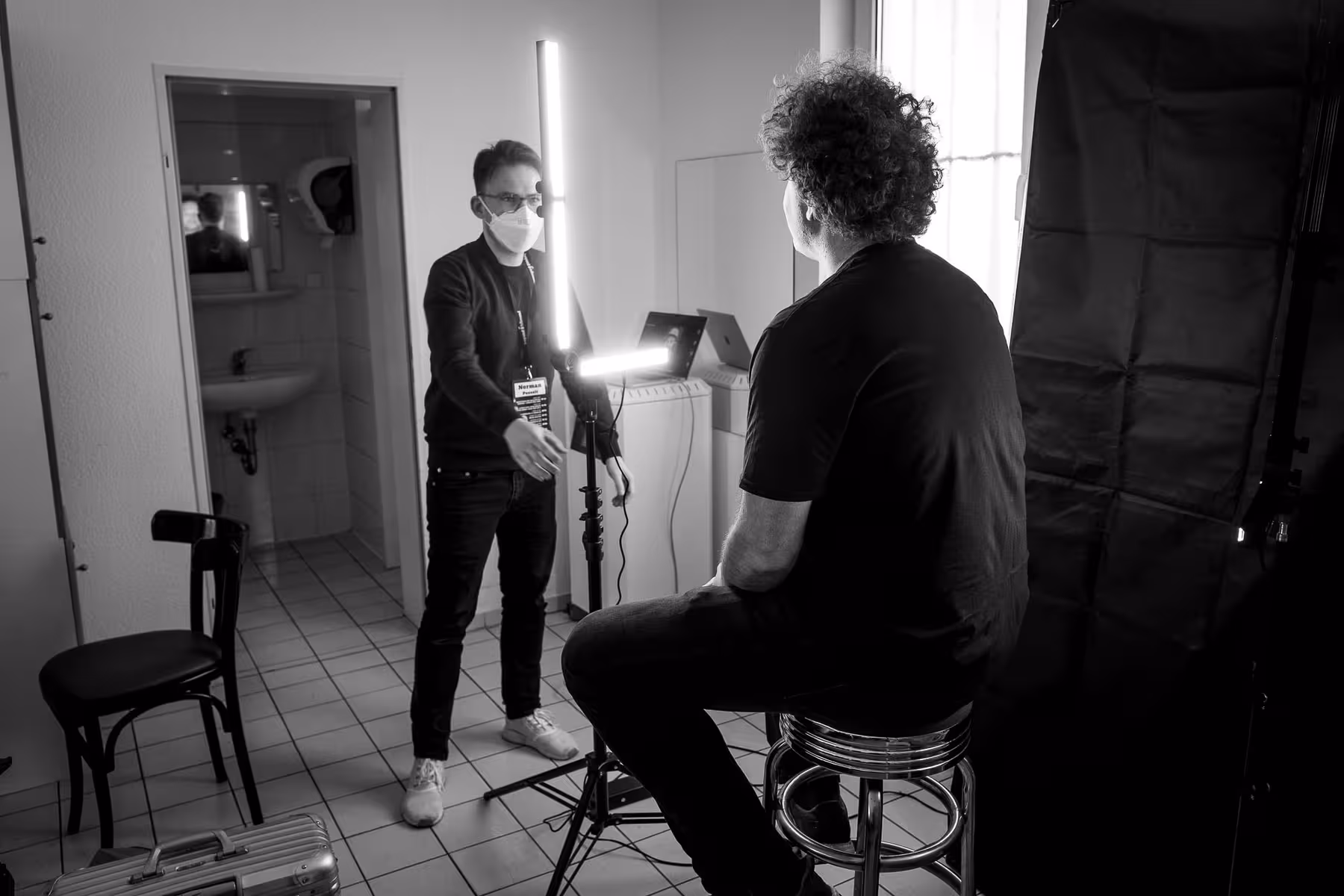 Photo of Jude Pullen taken at beyond tellerrand in Düsseldorf 2022 by Florian Ziegler