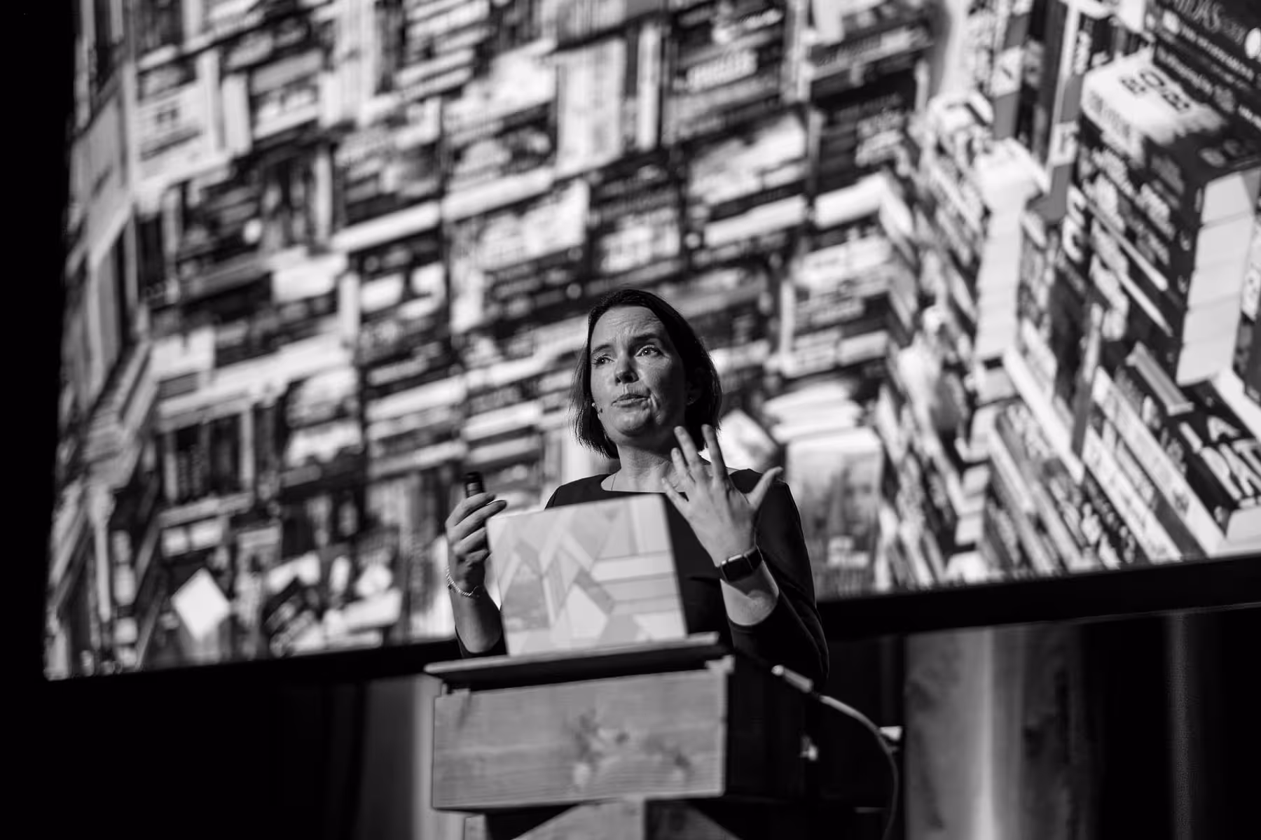 Photo of Sacha Judd taken at beyond tellerrand in Düsseldorf 2022 by Florian Ziegler