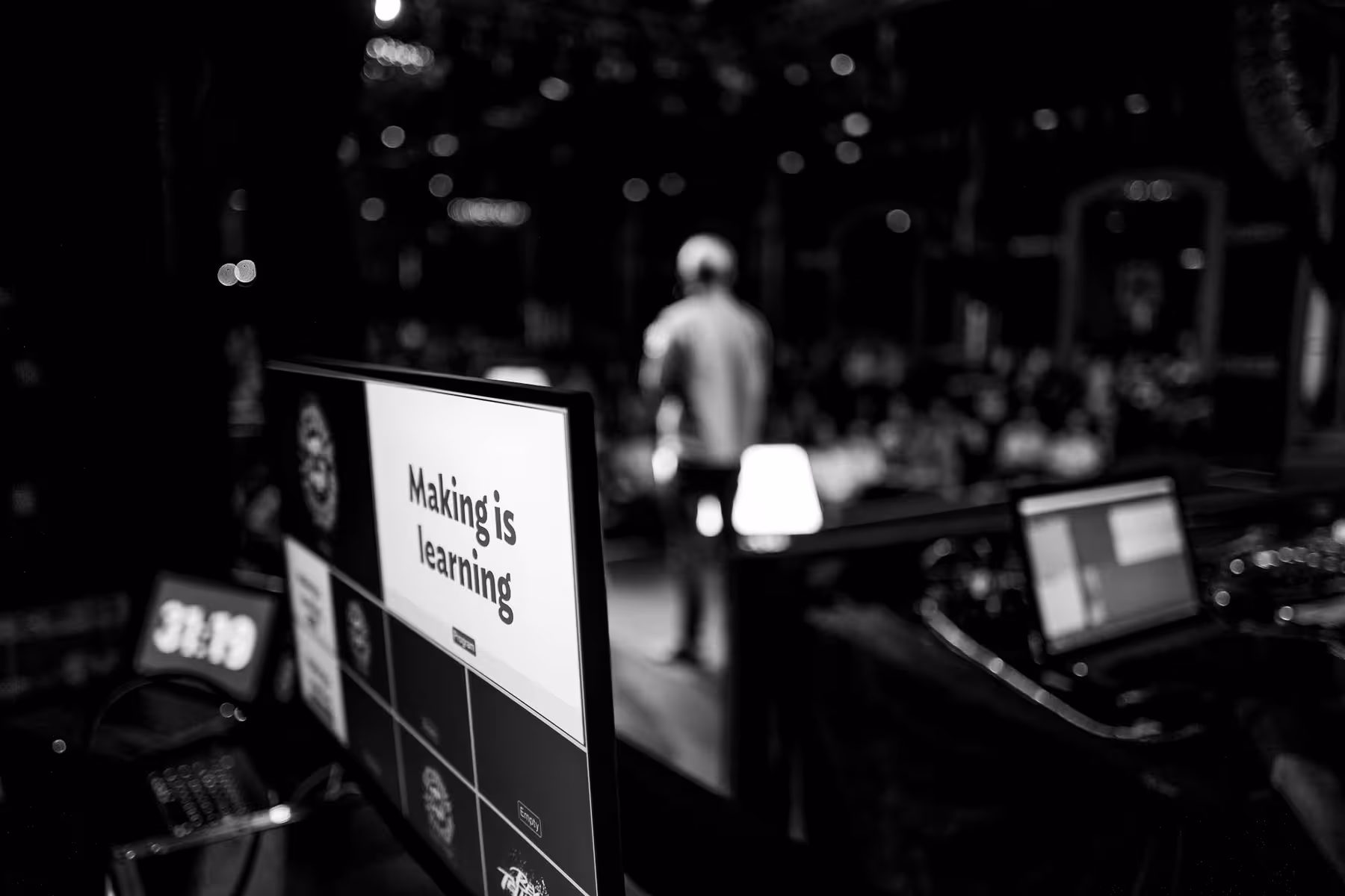 Photo of Aarron Walter taken at beyond tellerrand in Düsseldorf 2022 by Florian Ziegler