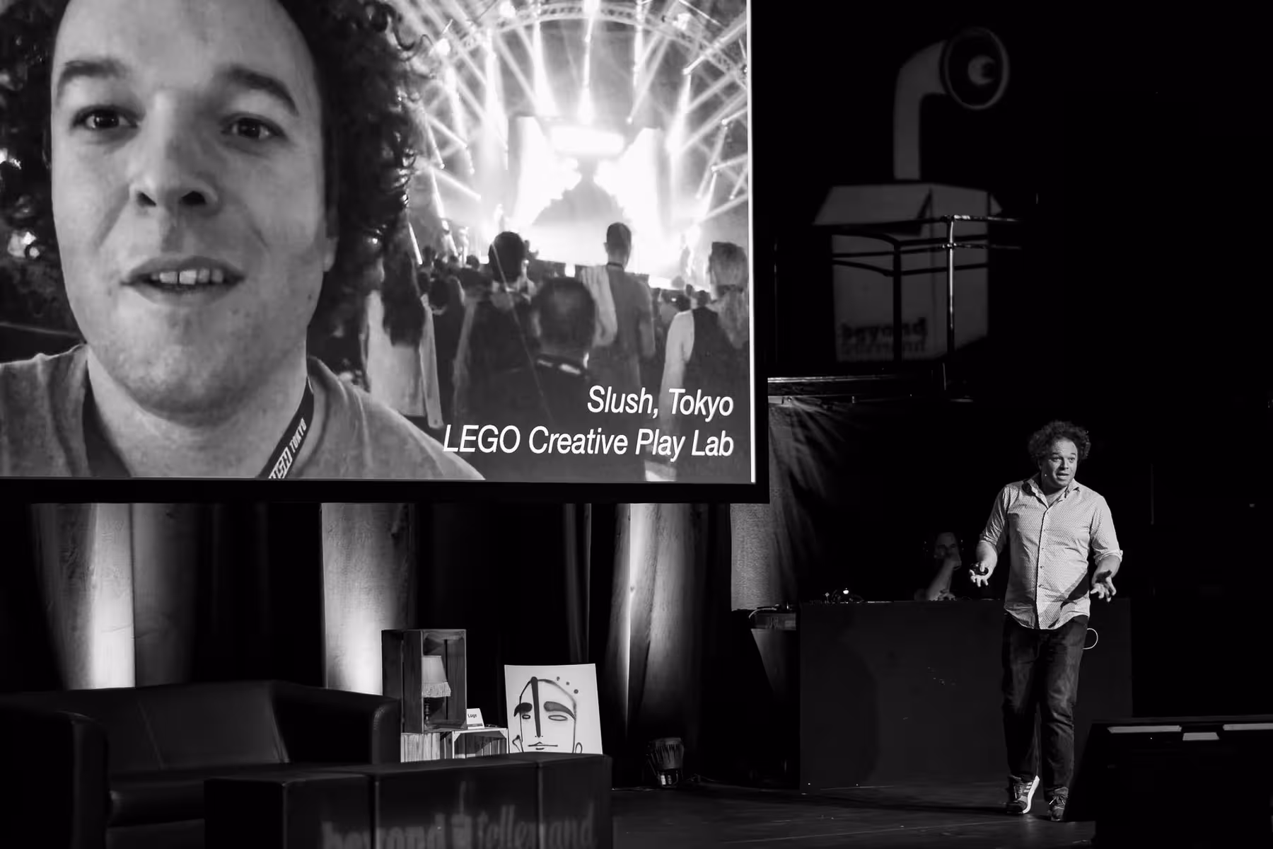 Photo of Jude Pullen taken at beyond tellerrand in Düsseldorf 2022 by Florian Ziegler