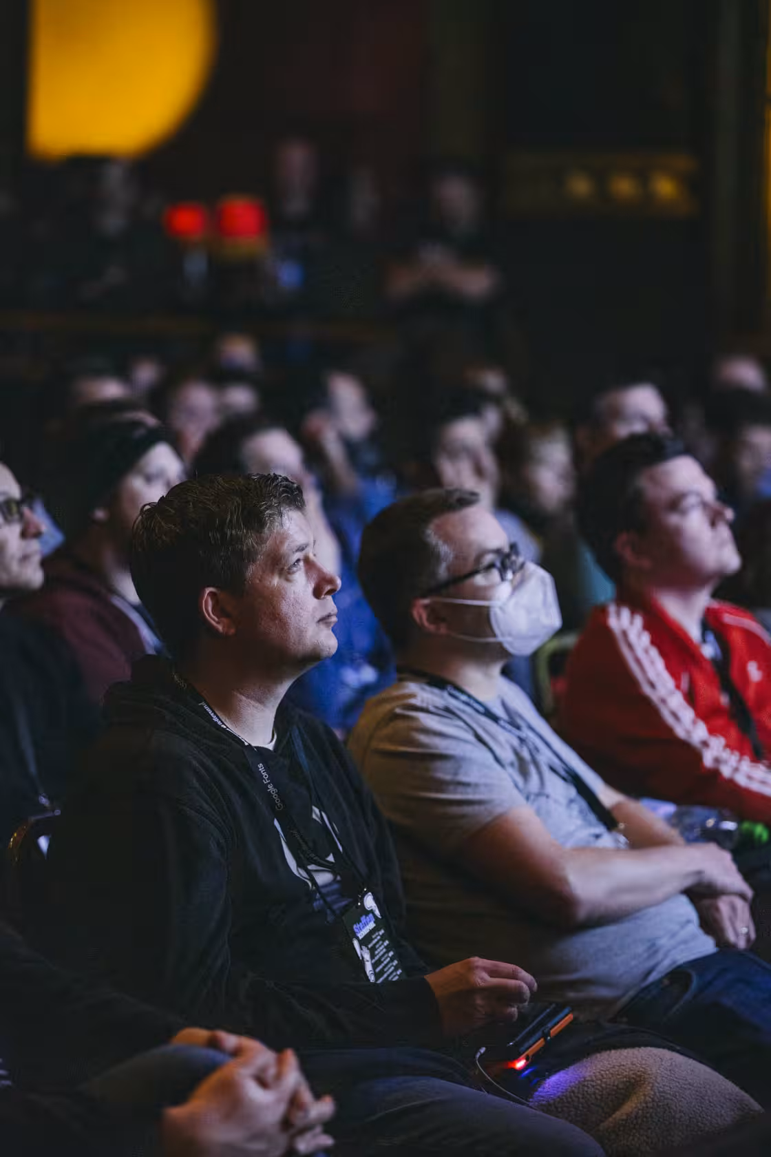 Photo of Manuel Matuzovic taken at beyond tellerrand in Berlin 2023 by Celine Al-Mosawi