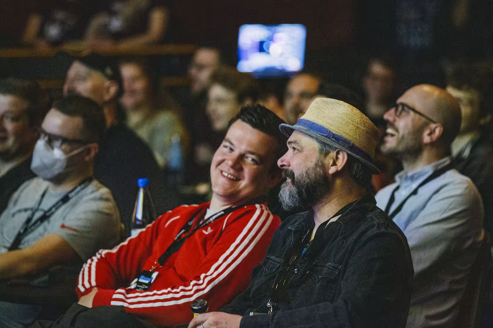 Photo of Vasilis van Gemert taken at beyond tellerrand in Berlin 2023 by Celine Al-Mosawi