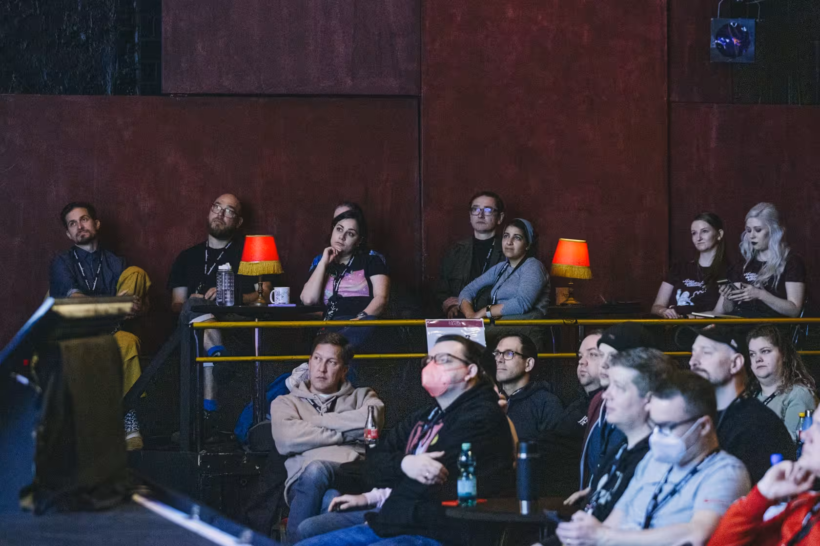 Photo of dina Amin taken at beyond tellerrand in Berlin 2023 by Celine Al-Mosawi