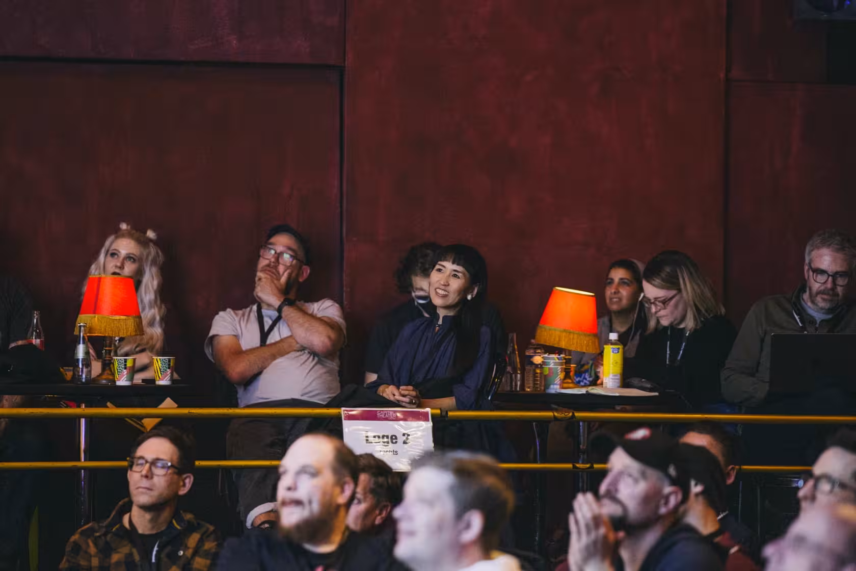 Photo of Aoi Yamaguchi taken at beyond tellerrand in Berlin 2023 by Celine Al-Mosawi