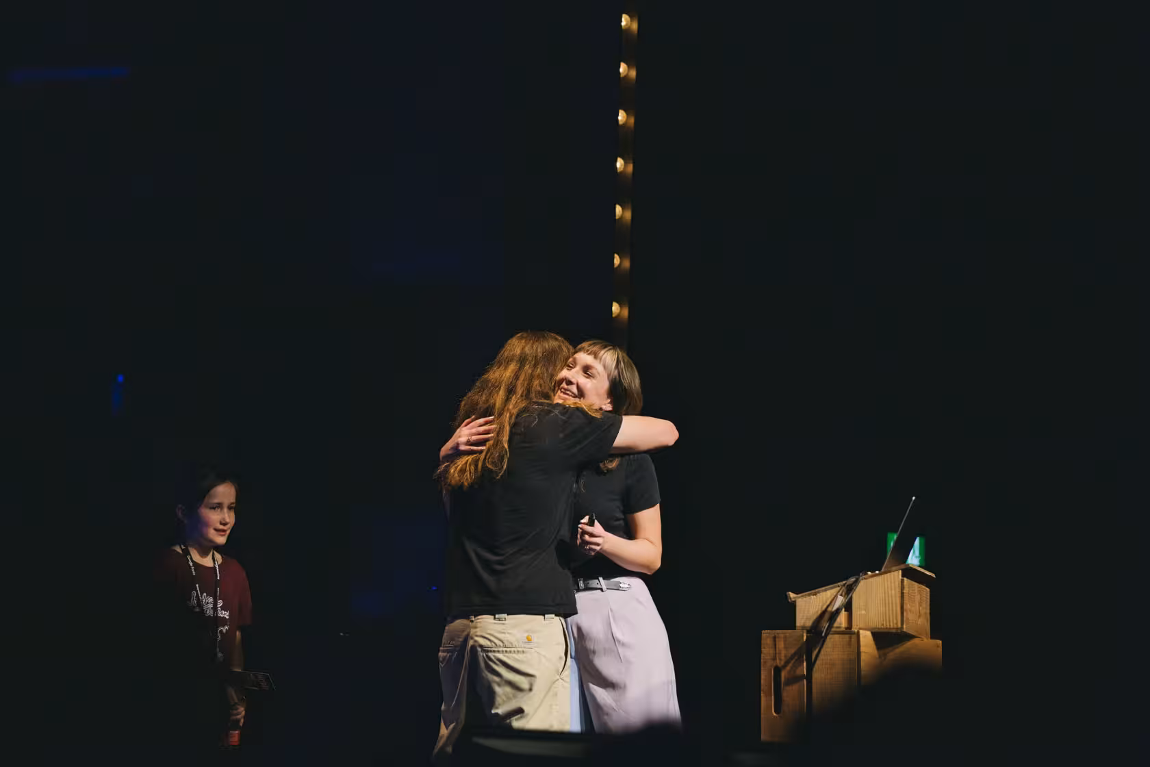 Photo of Cassie Evans taken at beyond tellerrand in Berlin 2023 by Celine Al-Mosawi