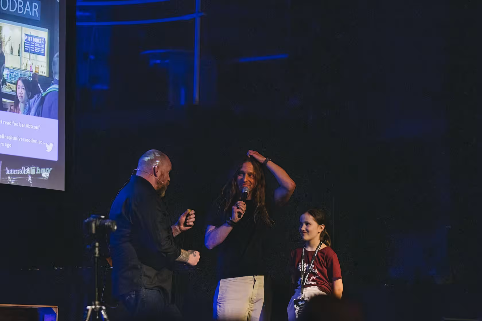 Photo of Hugh Elliott taken at beyond tellerrand in Berlin 2023 by Celine Al-Mosawi