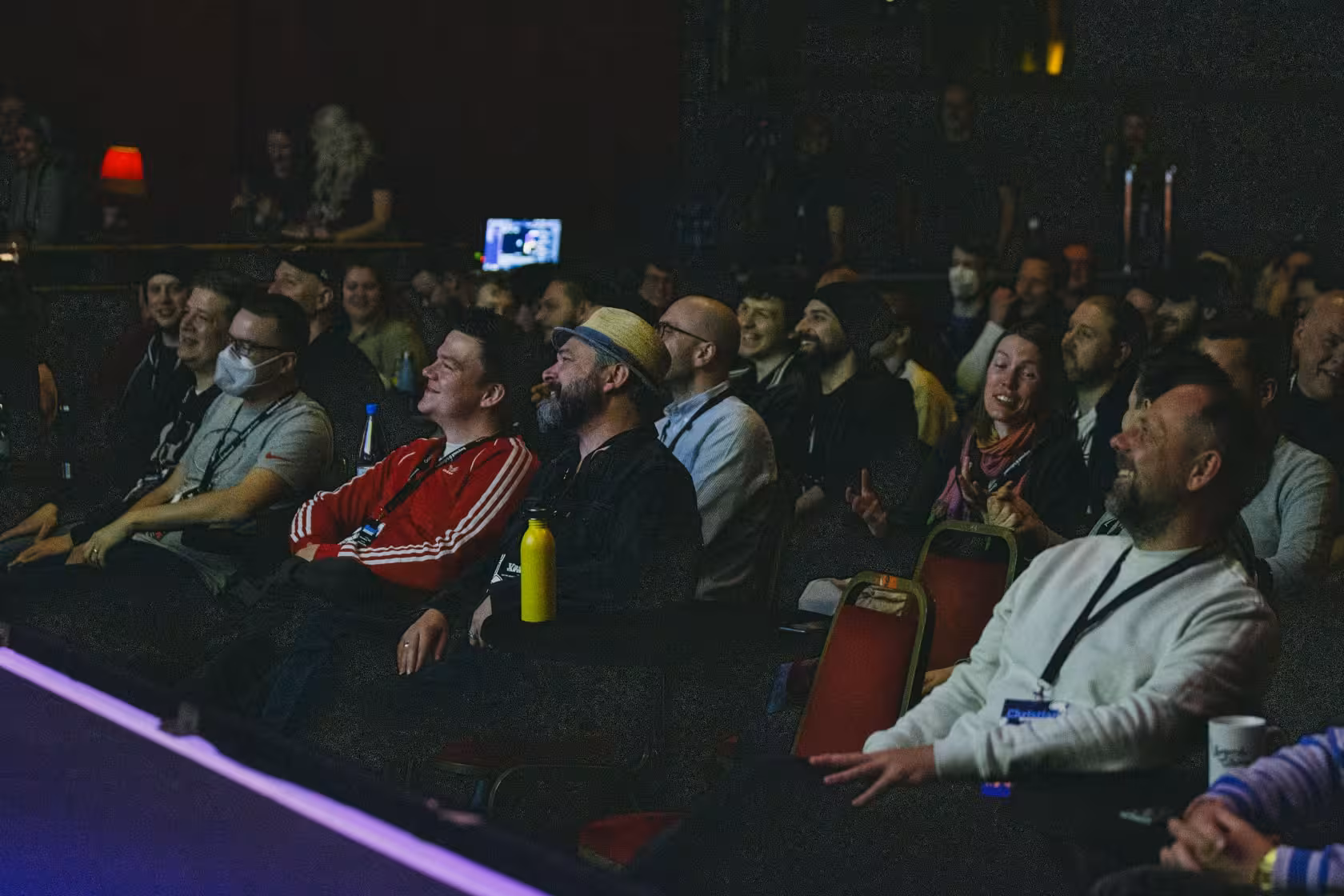 Photo of Manuel Matuzovic taken at beyond tellerrand in Berlin 2023 by Celine Al-Mosawi