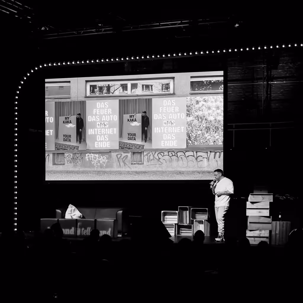 Photo of Eike König taken at beyond tellerrand in Düsseldorf 2023 by Bart van Kersavond