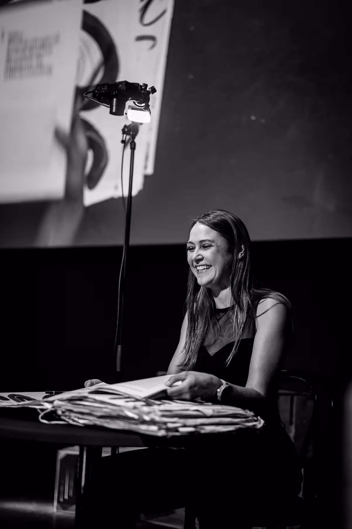 Photo of Gemma O’Brien taken at beyond tellerrand in Düsseldorf 2023 by Florian Ziegler