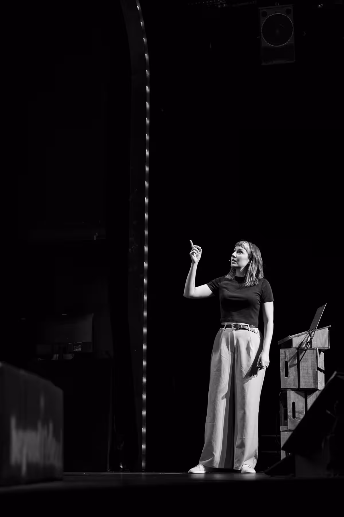 Photo of Cassie Evans taken at beyond tellerrand in Düsseldorf 2023 by Florian Ziegler