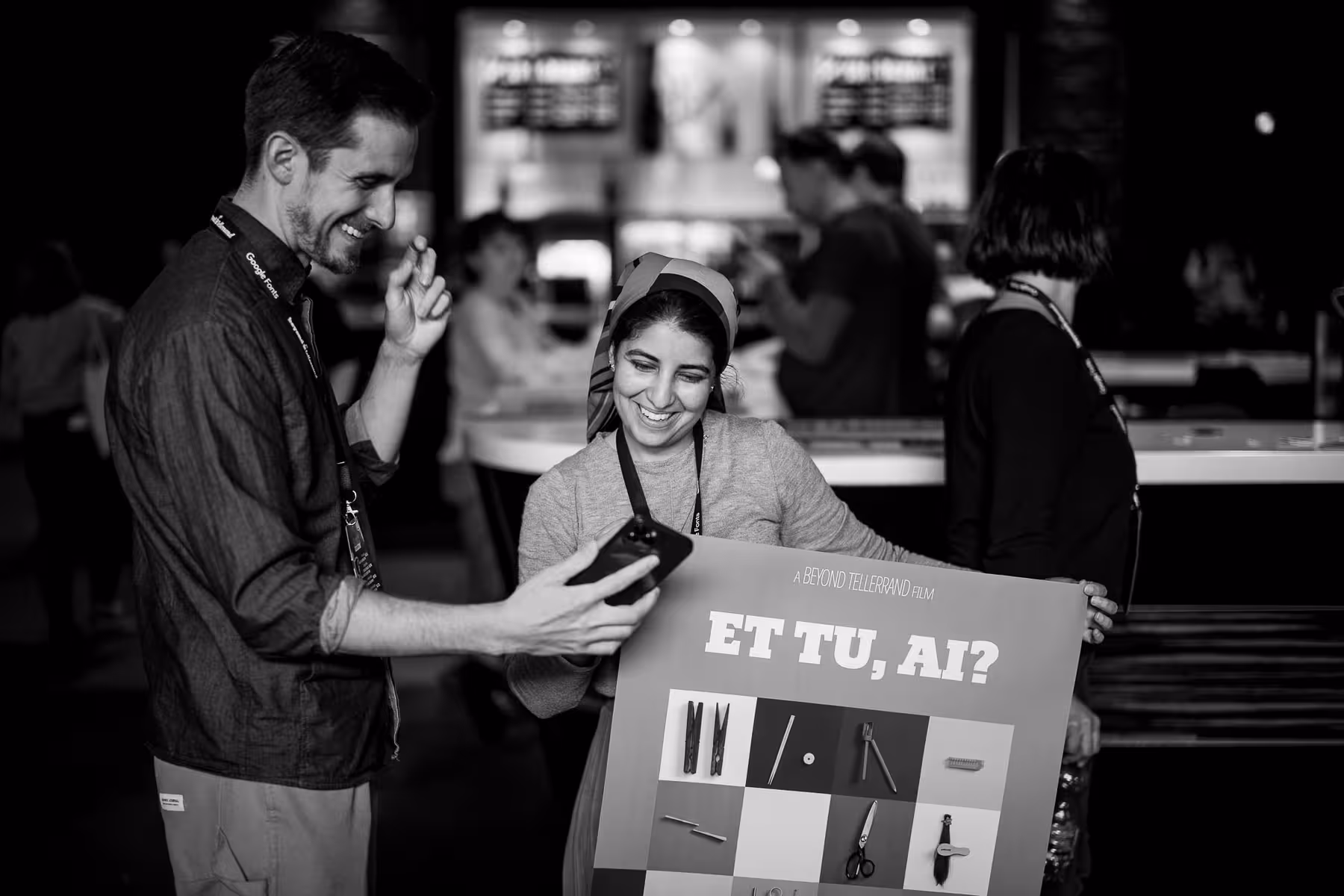 Photo of dina Amin taken at beyond tellerrand in Düsseldorf 2023 by Florian Ziegler