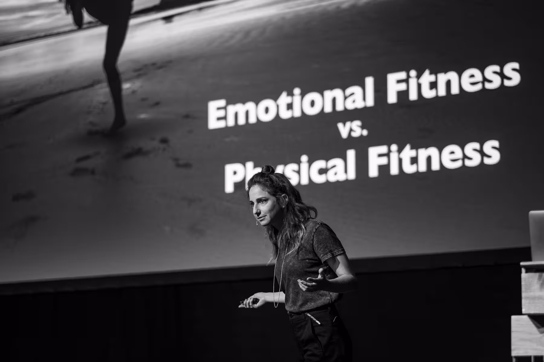 Photo of Emily Anhalt taken at beyond tellerrand in Düsseldorf 2023 by Florian Ziegler