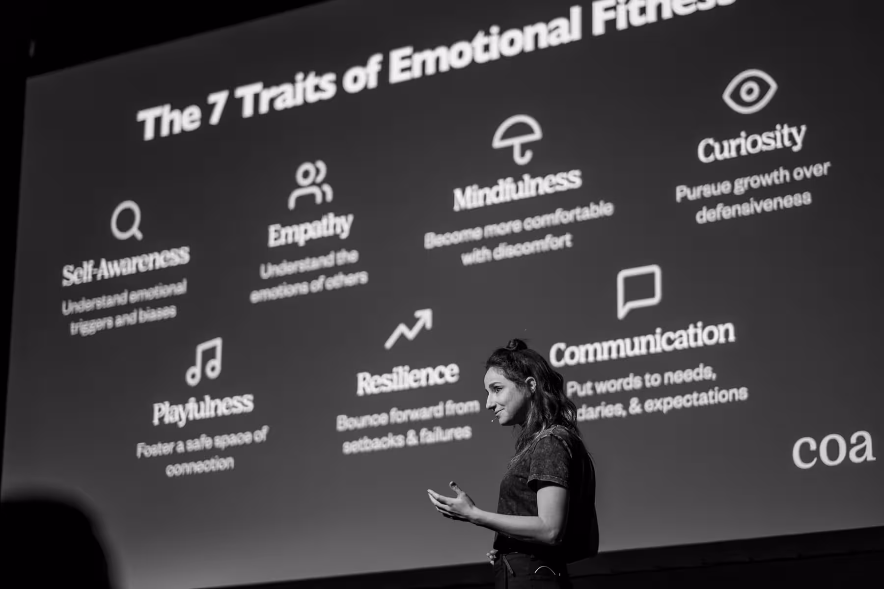 Photo of Emily Anhalt taken at beyond tellerrand in Düsseldorf 2023 by Florian Ziegler