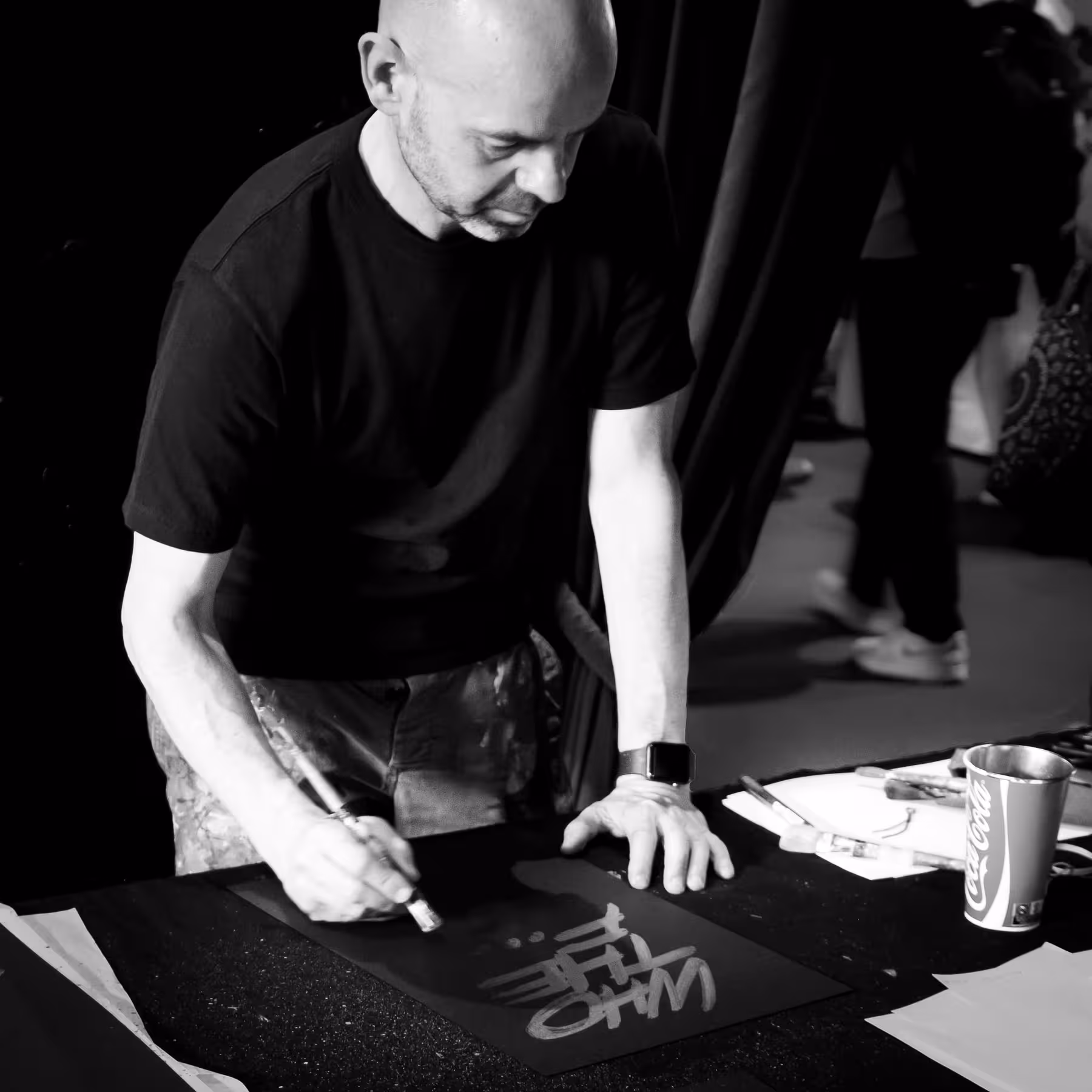 Photo of Rob Draper taken at beyond tellerrand in Düsseldorf 2023 by Bart van Kersavond