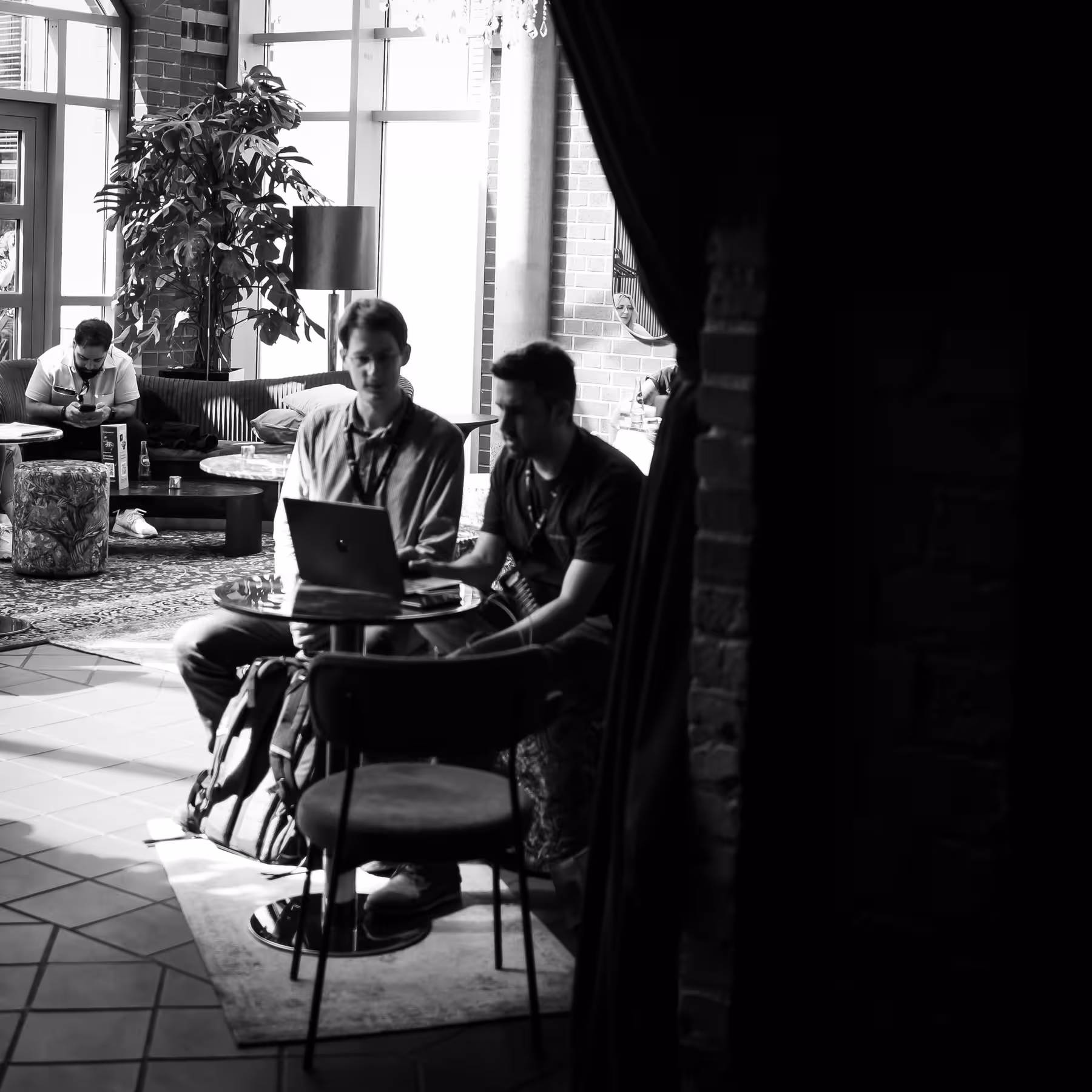 Photo of Bastian Allgeier taken at beyond tellerrand in Düsseldorf 2023 by Bart van Kersavond