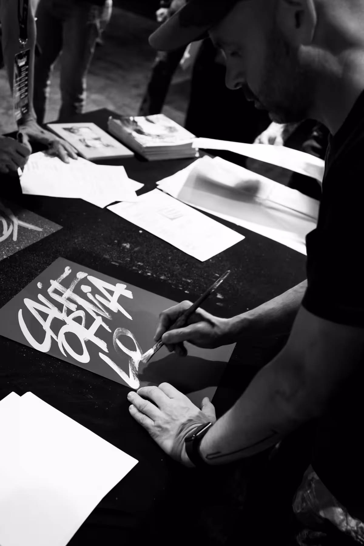 Photo of Rob Draper taken at beyond tellerrand in Düsseldorf 2023 by Bart van Kersavond