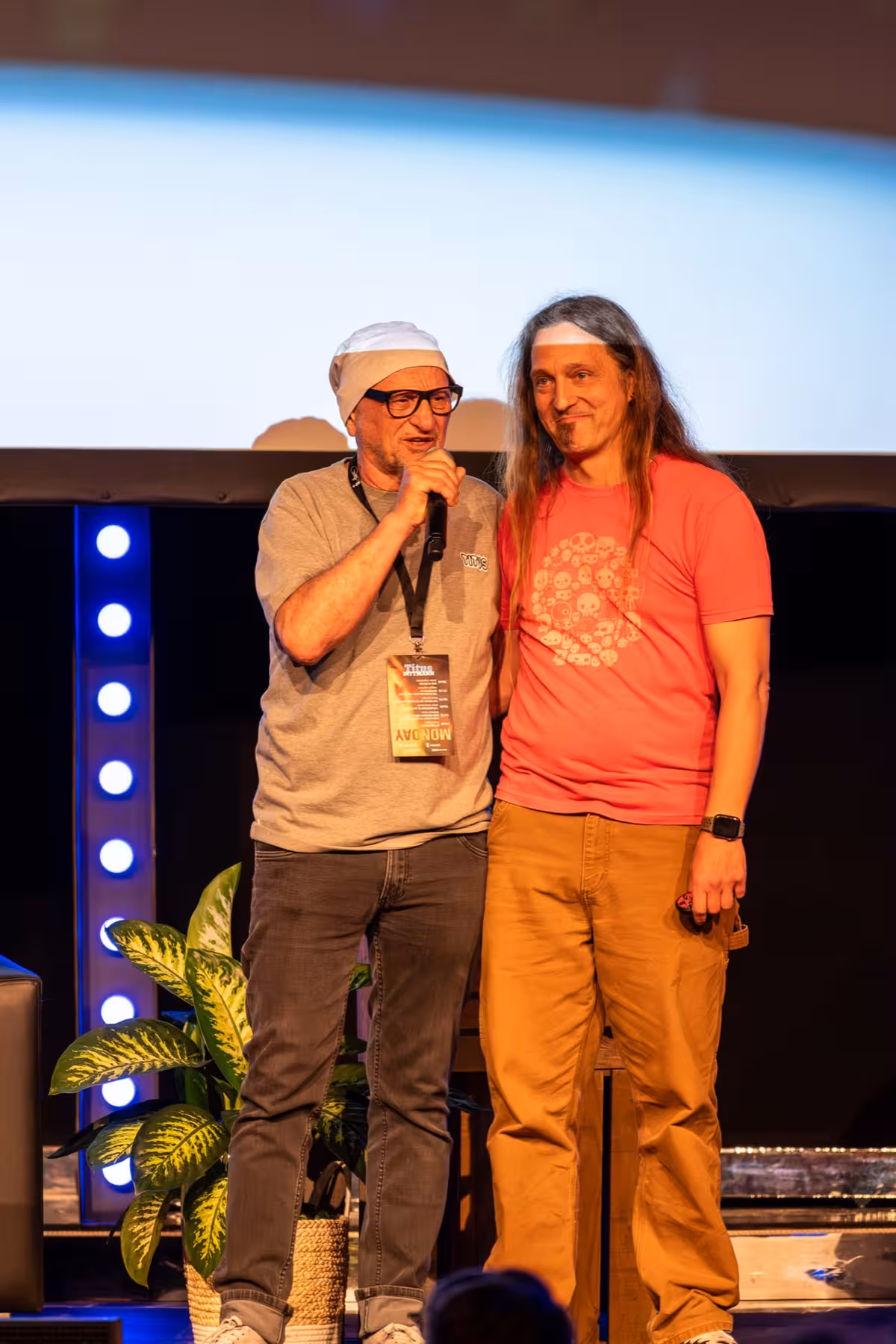 Photo of Titus Dittmann taken at beyond tellerrand in Düsseldorf 2023 by Udo Fritsch