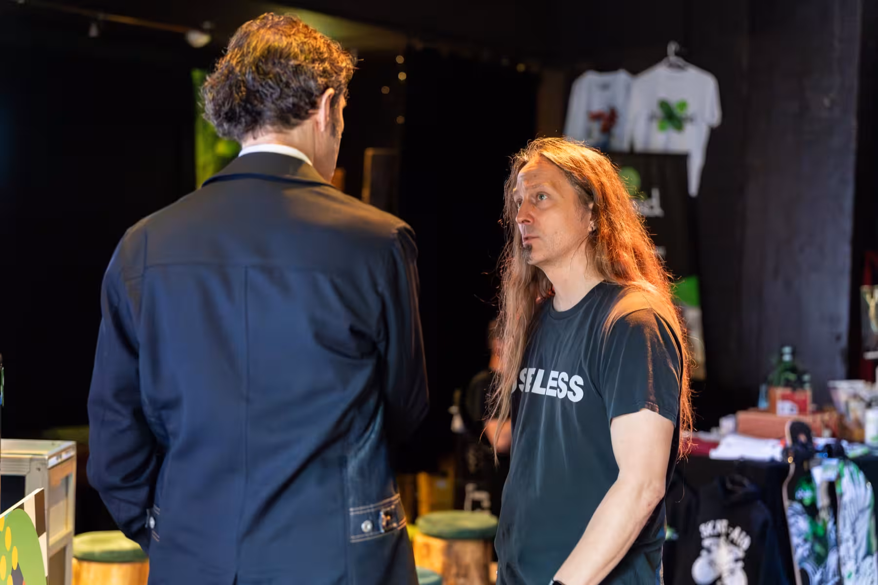 Photo of Stefan Sagmeister taken at beyond tellerrand in Düsseldorf 2023 by Udo Fritsch