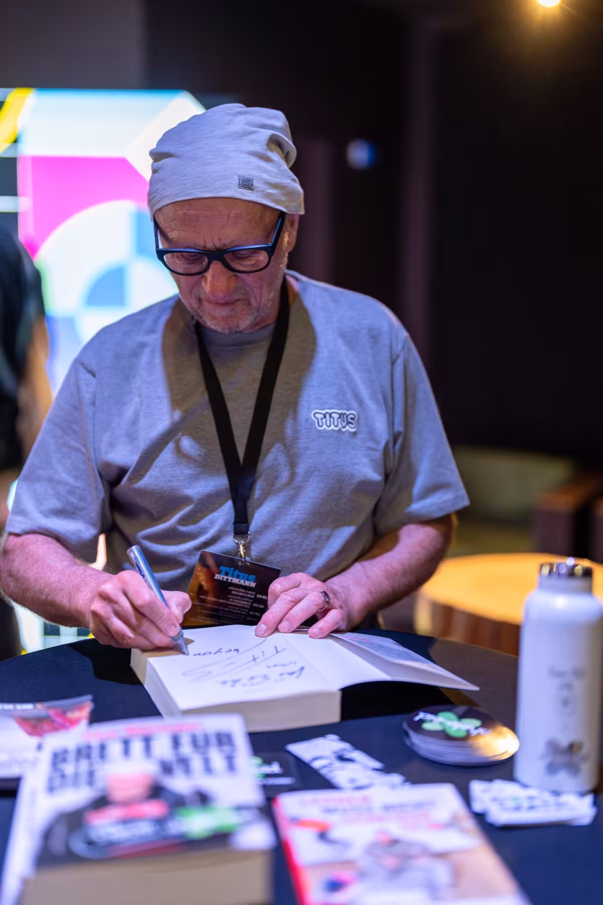 Photo of Titus Dittmann taken at beyond tellerrand in Düsseldorf 2023 by Udo Fritsch