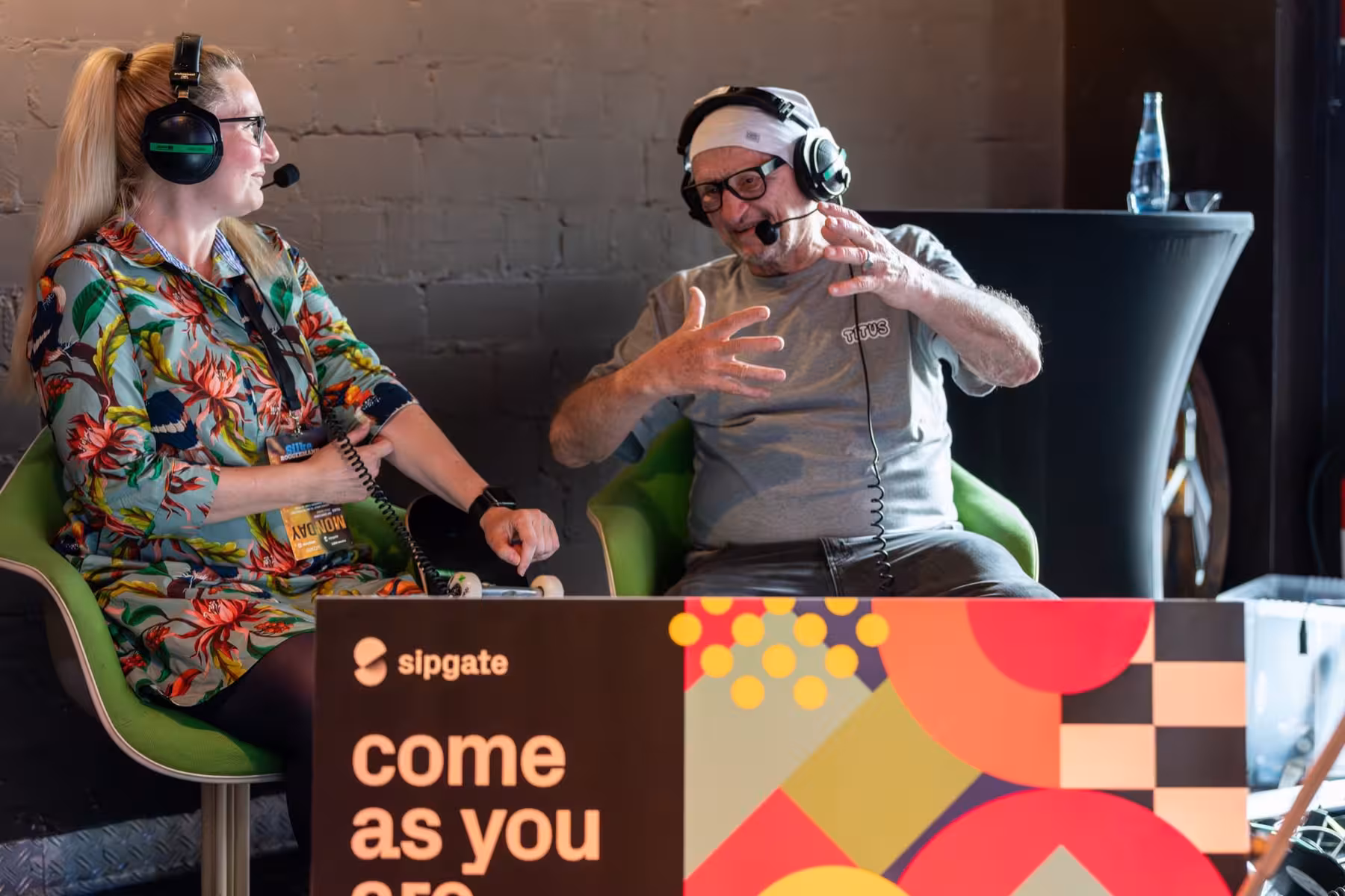 Photo of Titus Dittmann taken at beyond tellerrand in Düsseldorf 2023 by Udo Fritsch