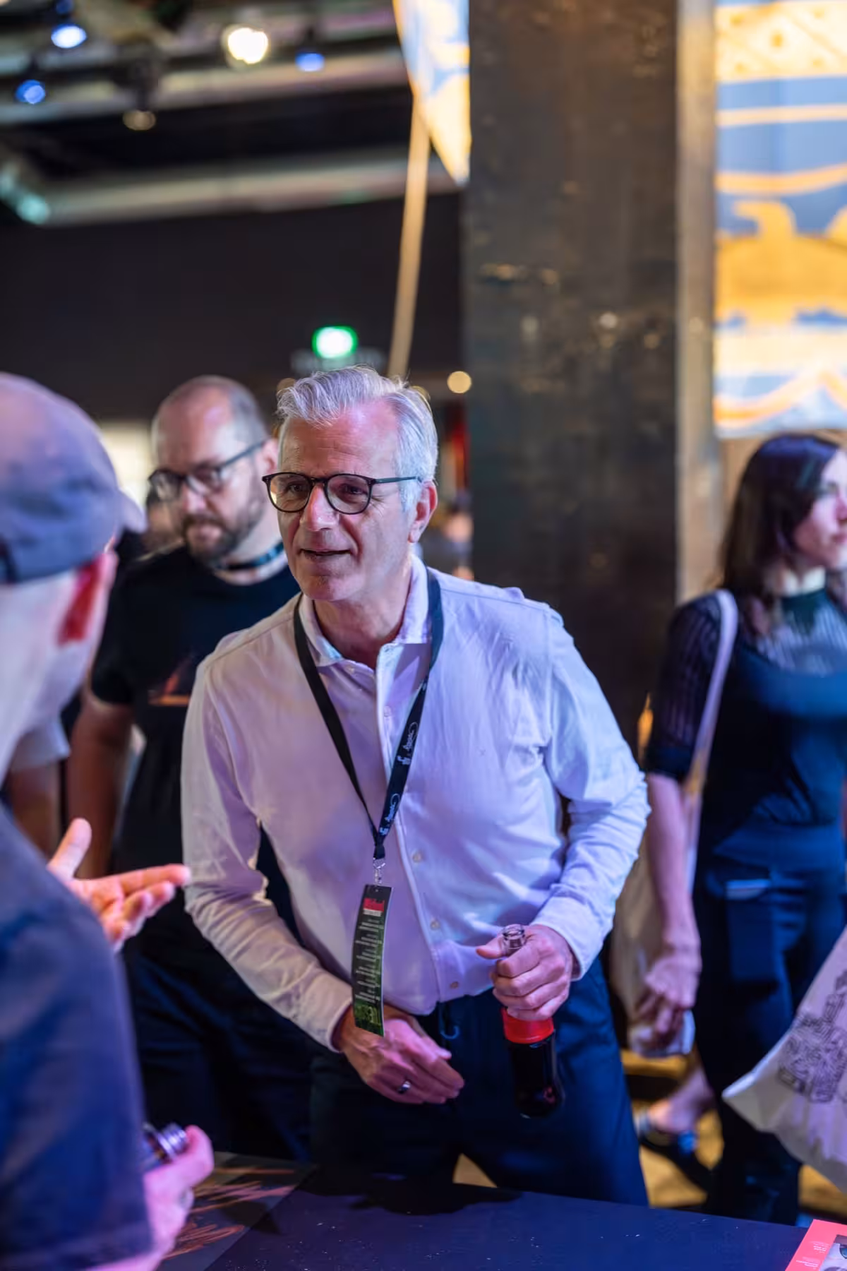 Photo of Michael Trautmann taken at beyond tellerrand in Düsseldorf 2023 by Udo Fritsch