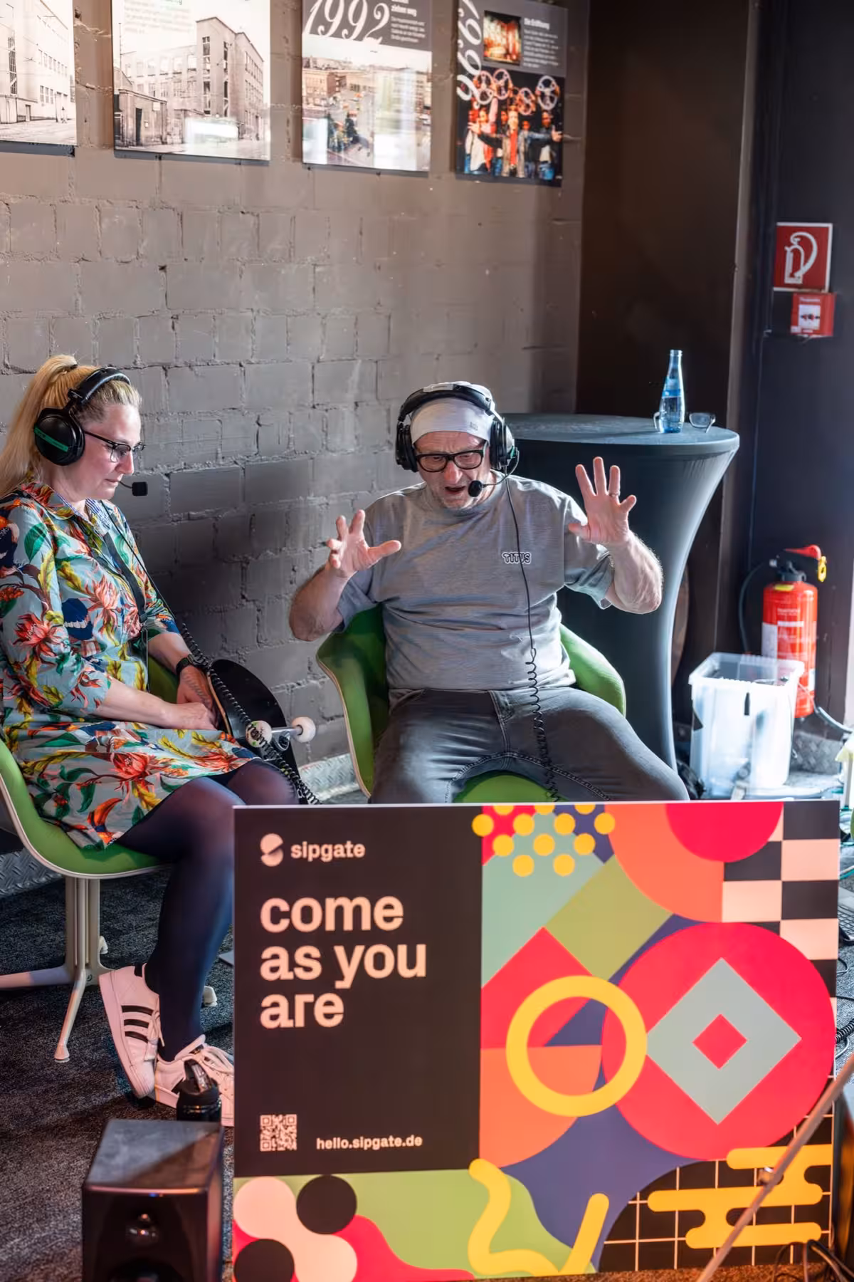 Photo of Titus Dittmann taken at beyond tellerrand in Düsseldorf 2023 by Udo Fritsch