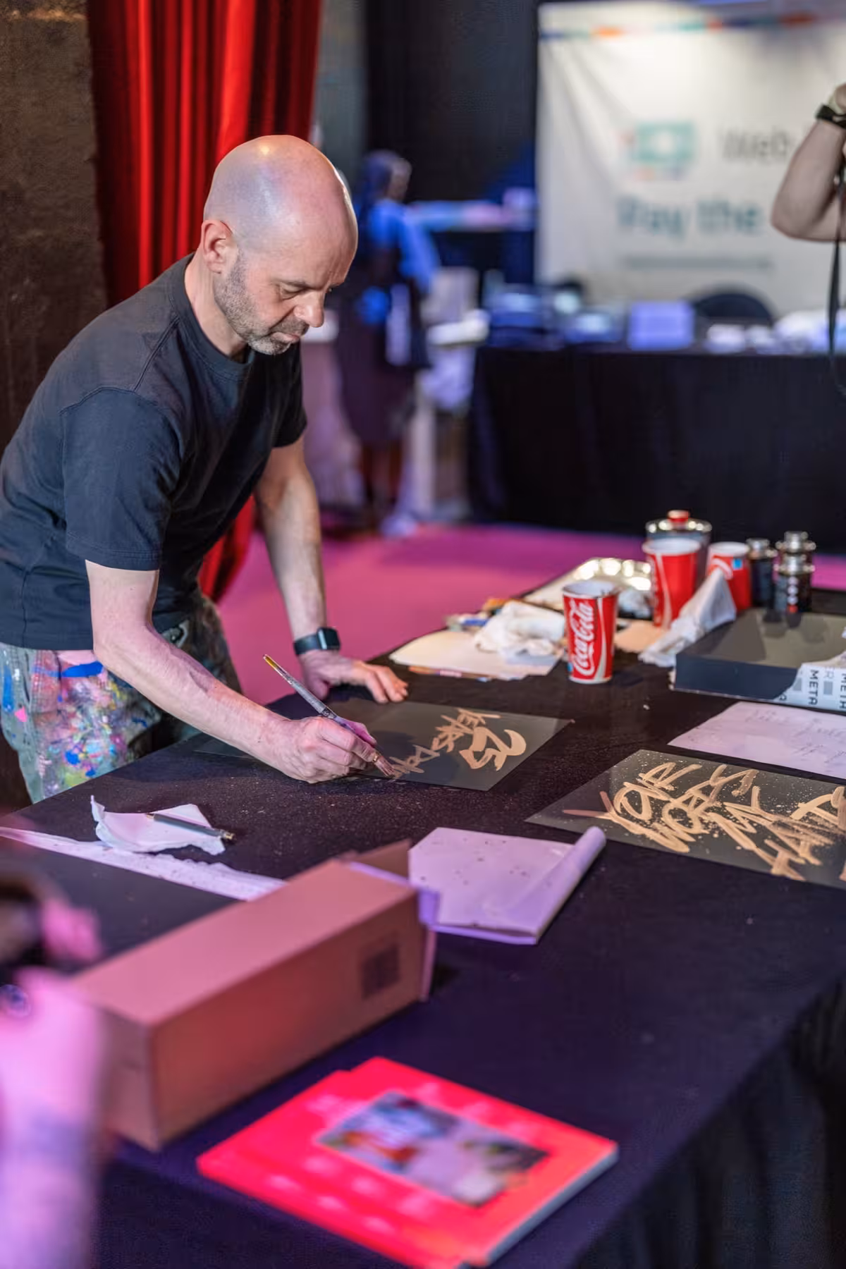 Photo of Rob Draper taken at beyond tellerrand in Düsseldorf 2023 by Udo Fritsch