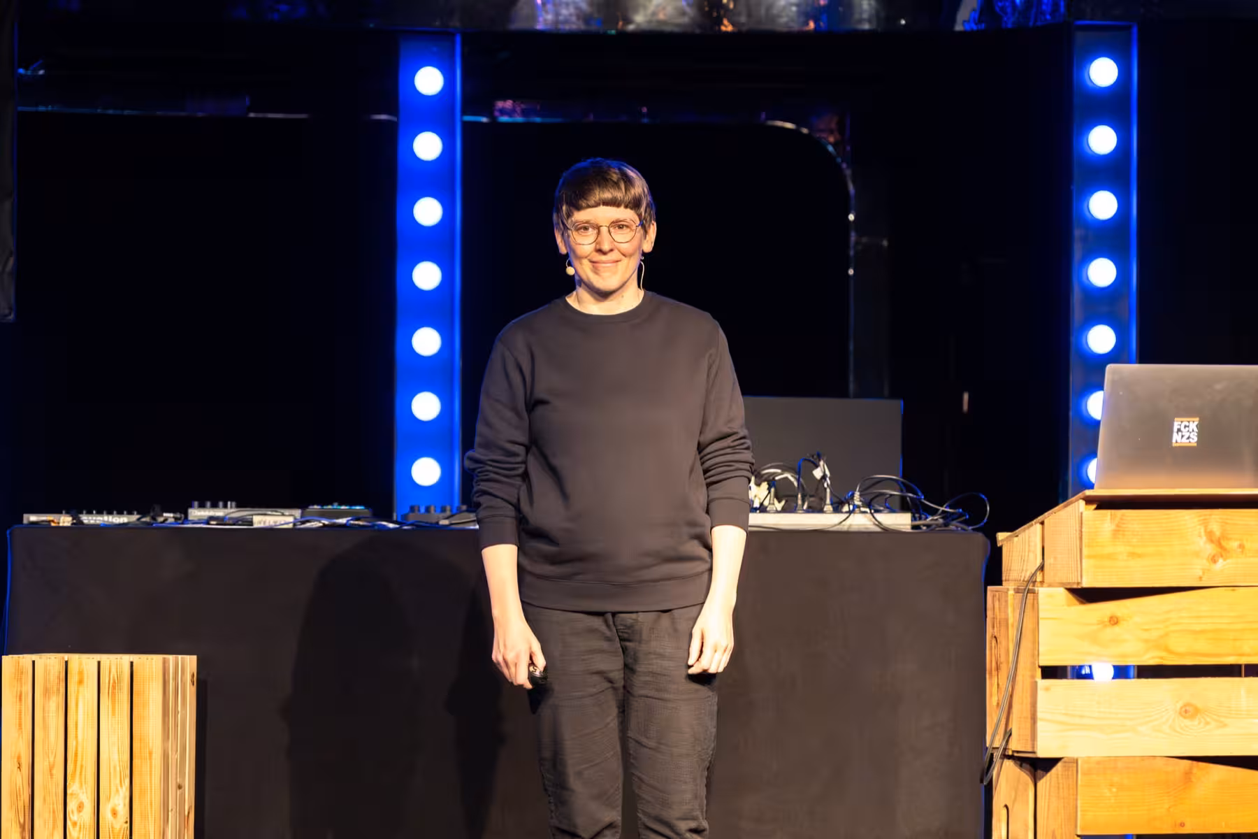 Photo of Chris Campe taken at beyond tellerrand in Düsseldorf 2023 by Udo Fritsch